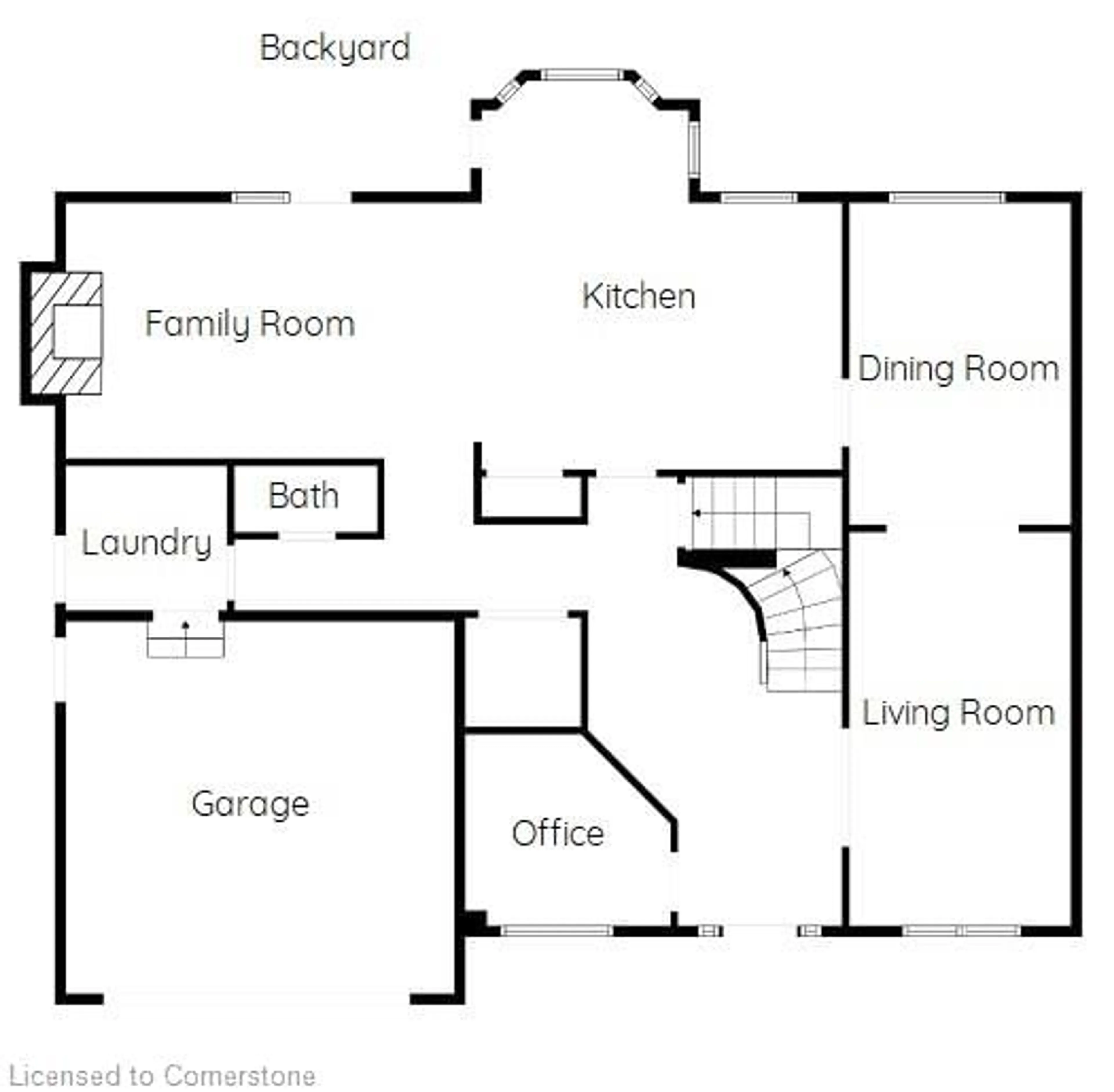 Floor plan for 3 Suter Cres, Dundas Ontario L9H 6R6