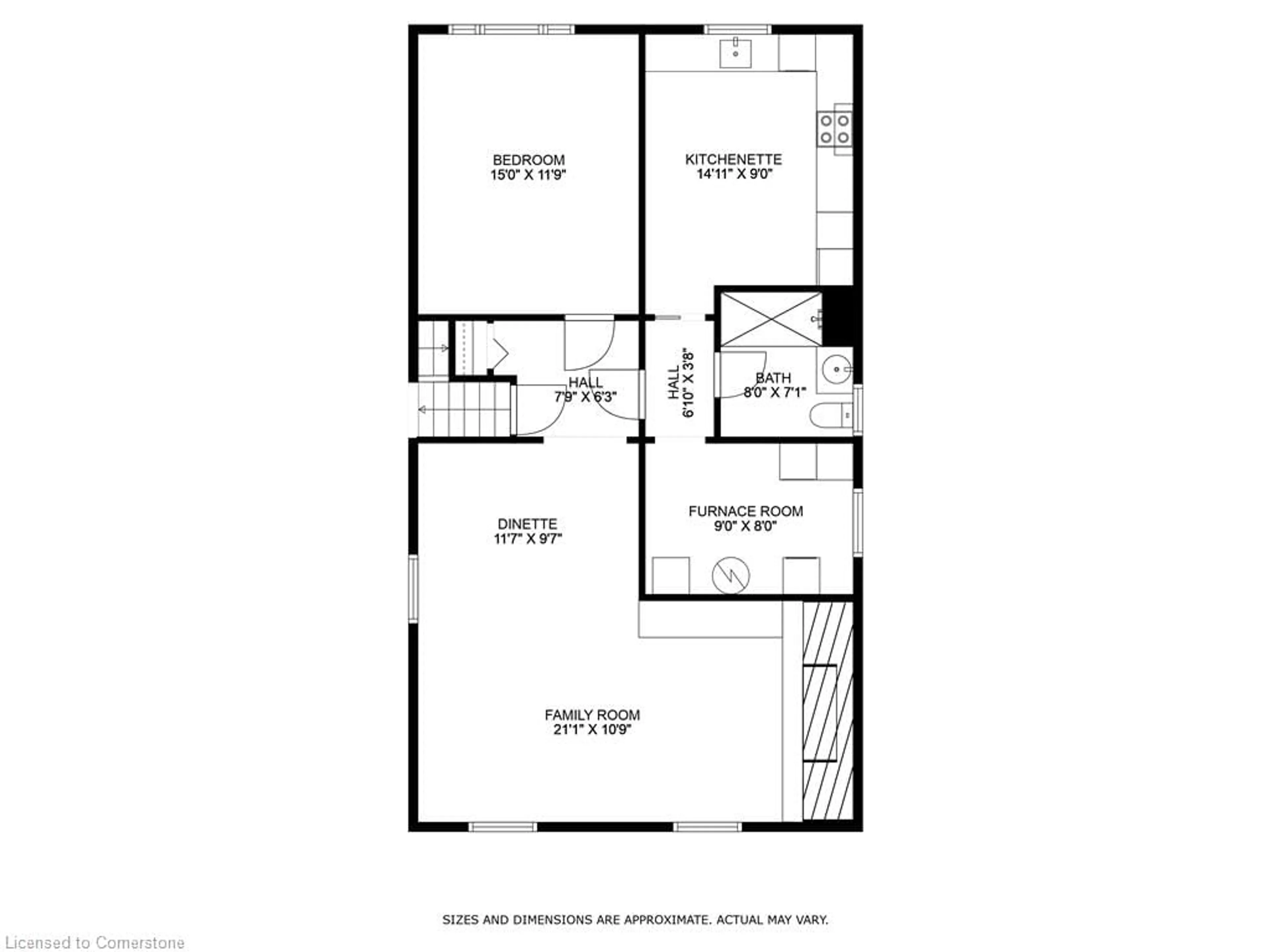 Floor plan for 197 Pleasant Ave, Dundas Ontario L9H 3V5