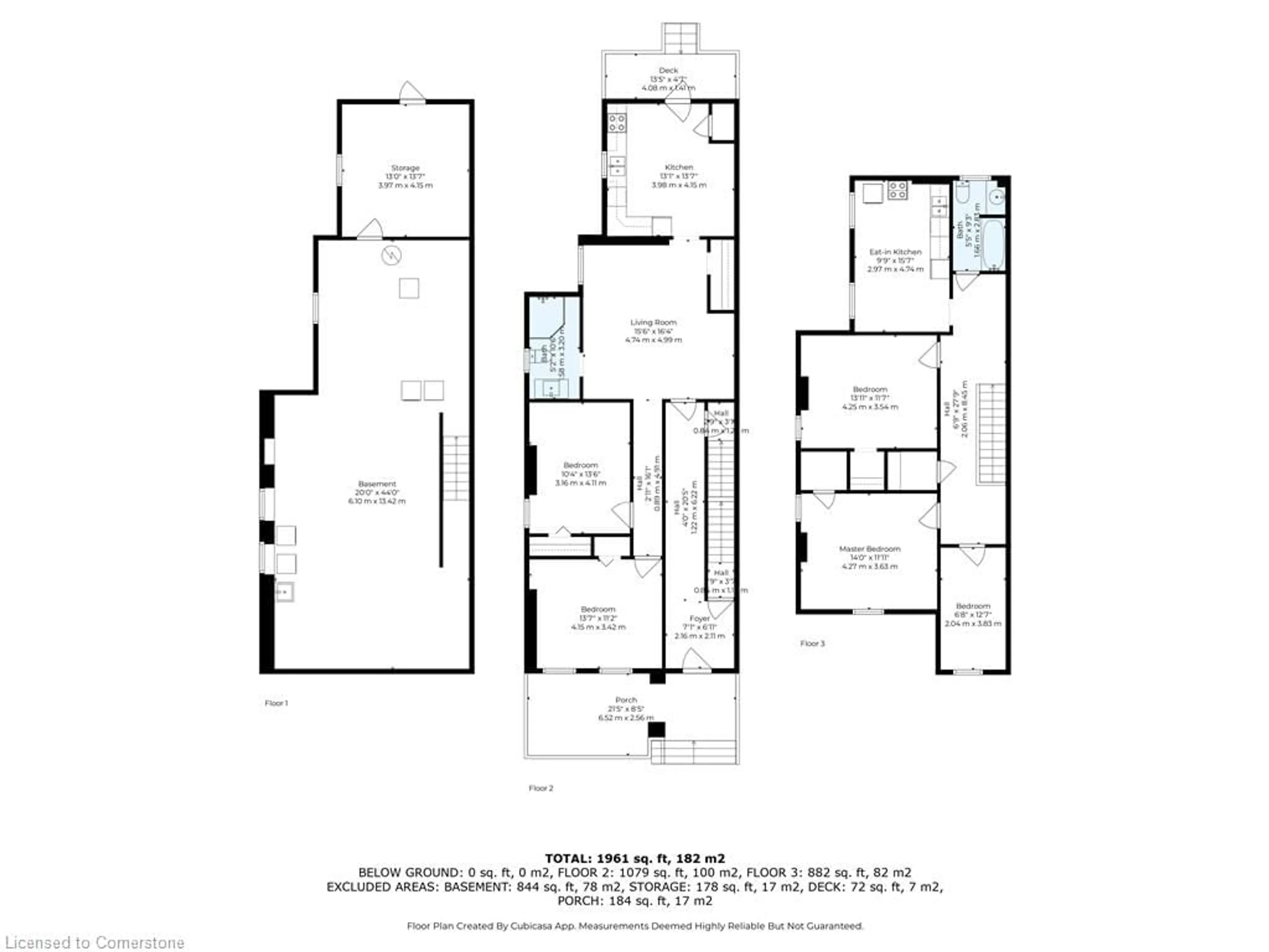 Floor plan for 42 Niagara St, St. Catharines Ontario L2R 4K9