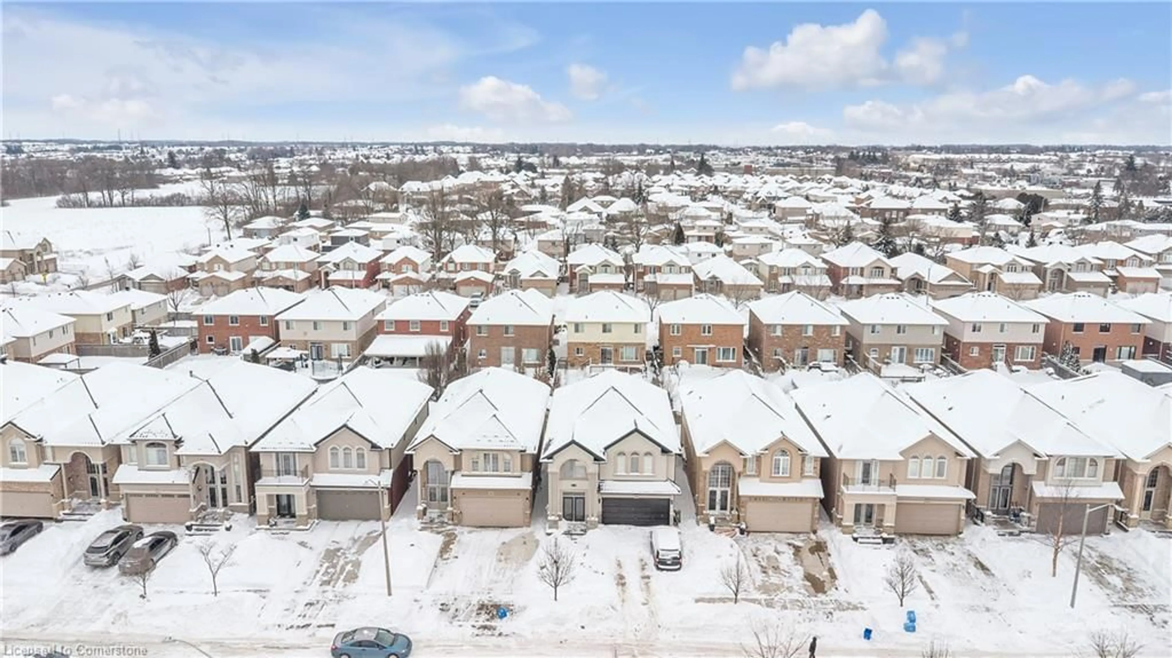 A pic from outside/outdoor area/front of a property/back of a property/a pic from drone, street for 36 Chartwell Cir, Hamilton Ontario L9A 0B7