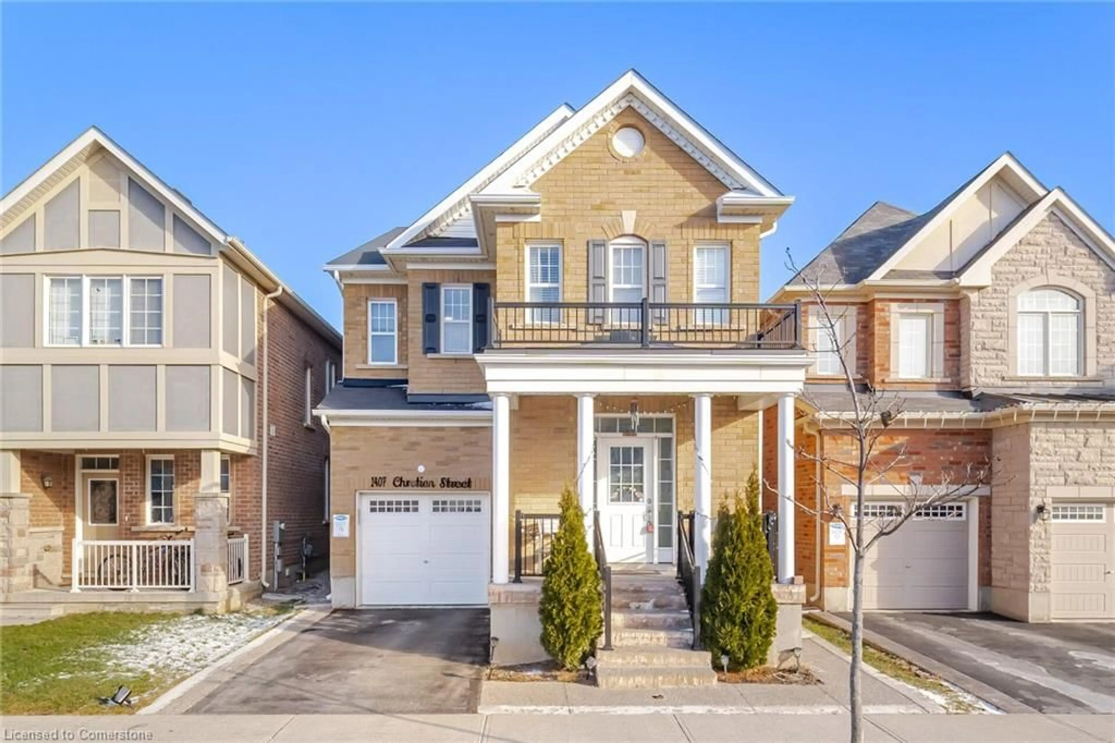 Home with brick exterior material, street for 1407 Chretien Street, Milton Ontario L9E 1G7