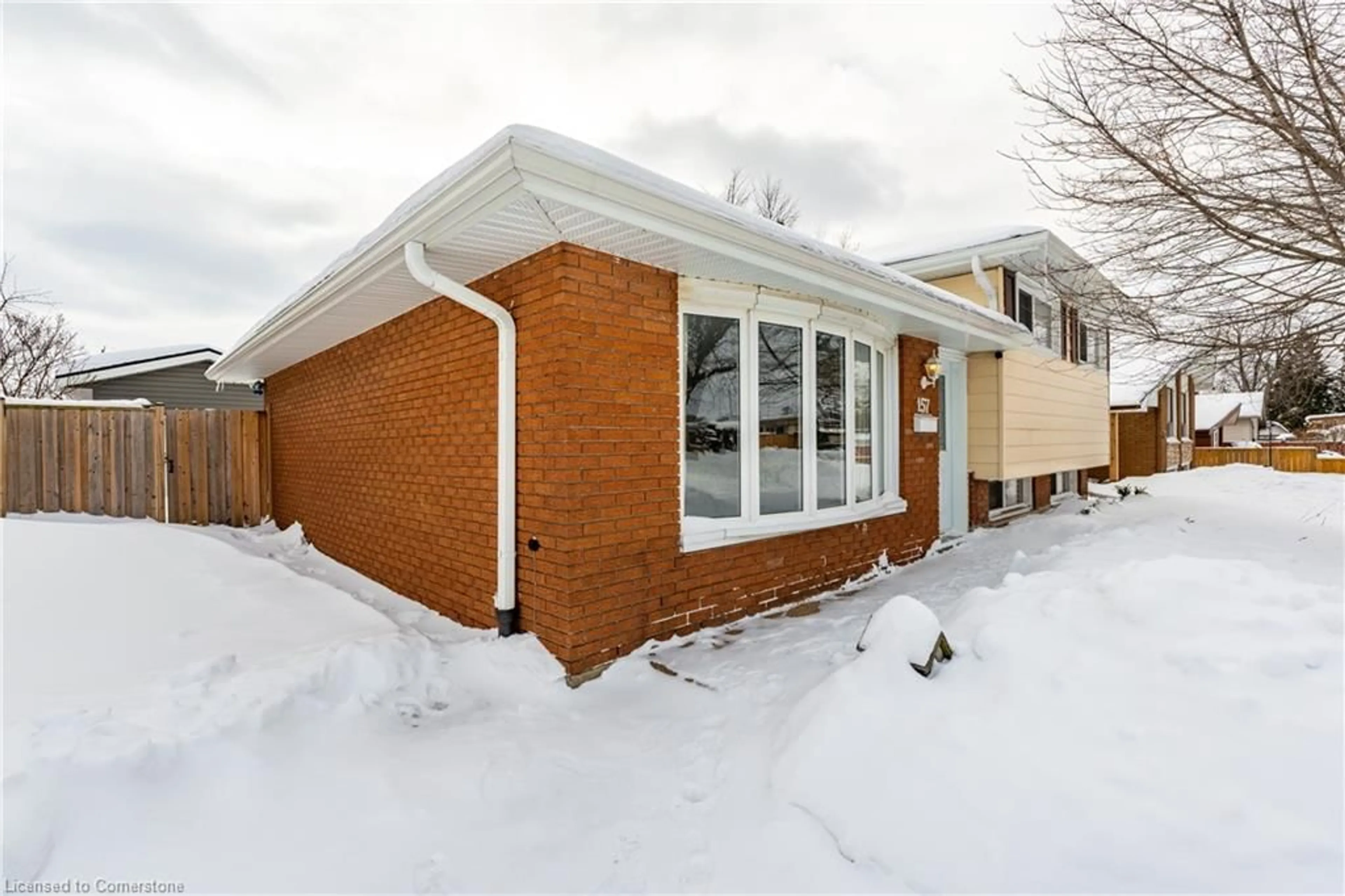 Home with brick exterior material, street for 157 Fielding Cres, Hamilton Ontario L8V 2P7