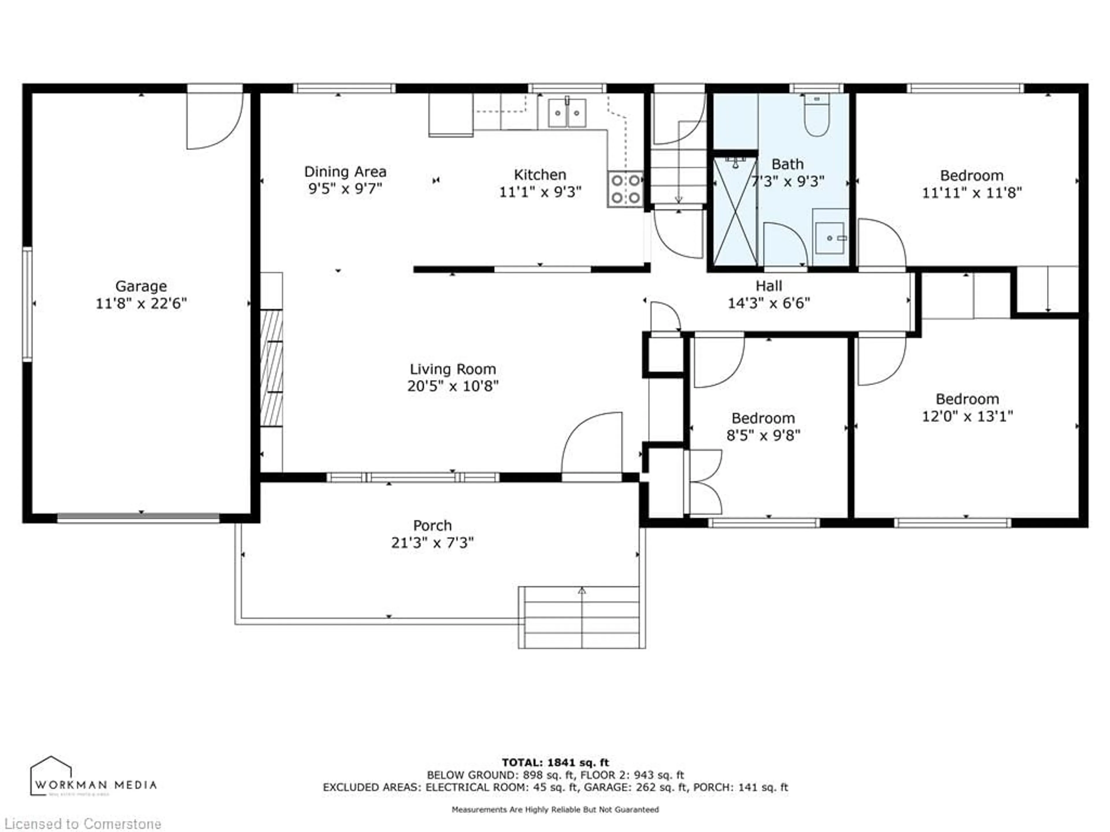 Floor plan for 15 Andres St, Virgil Ontario L0S 1J0