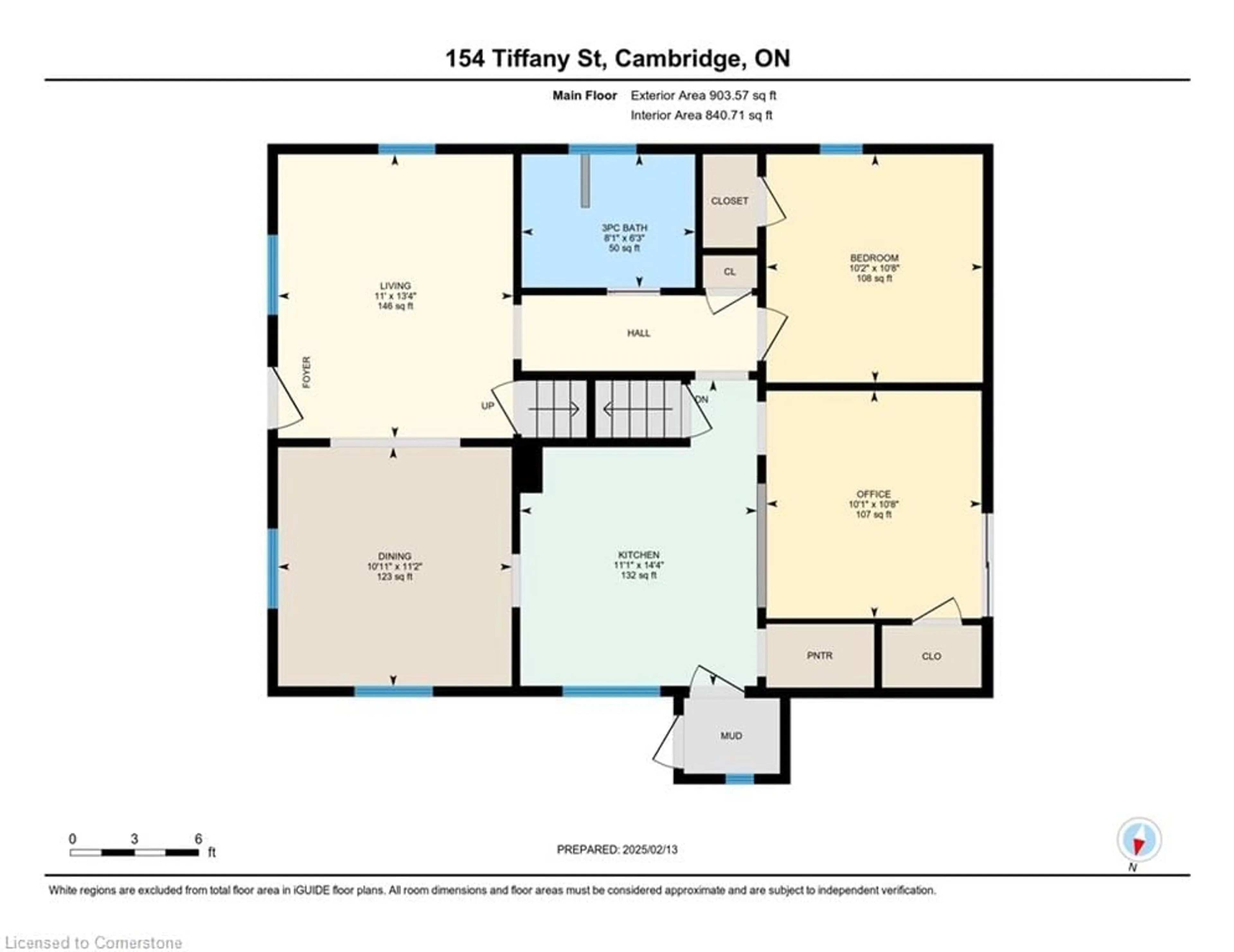 Floor plan for 154 Tiffany St, Cambridge Ontario N3H 4G6