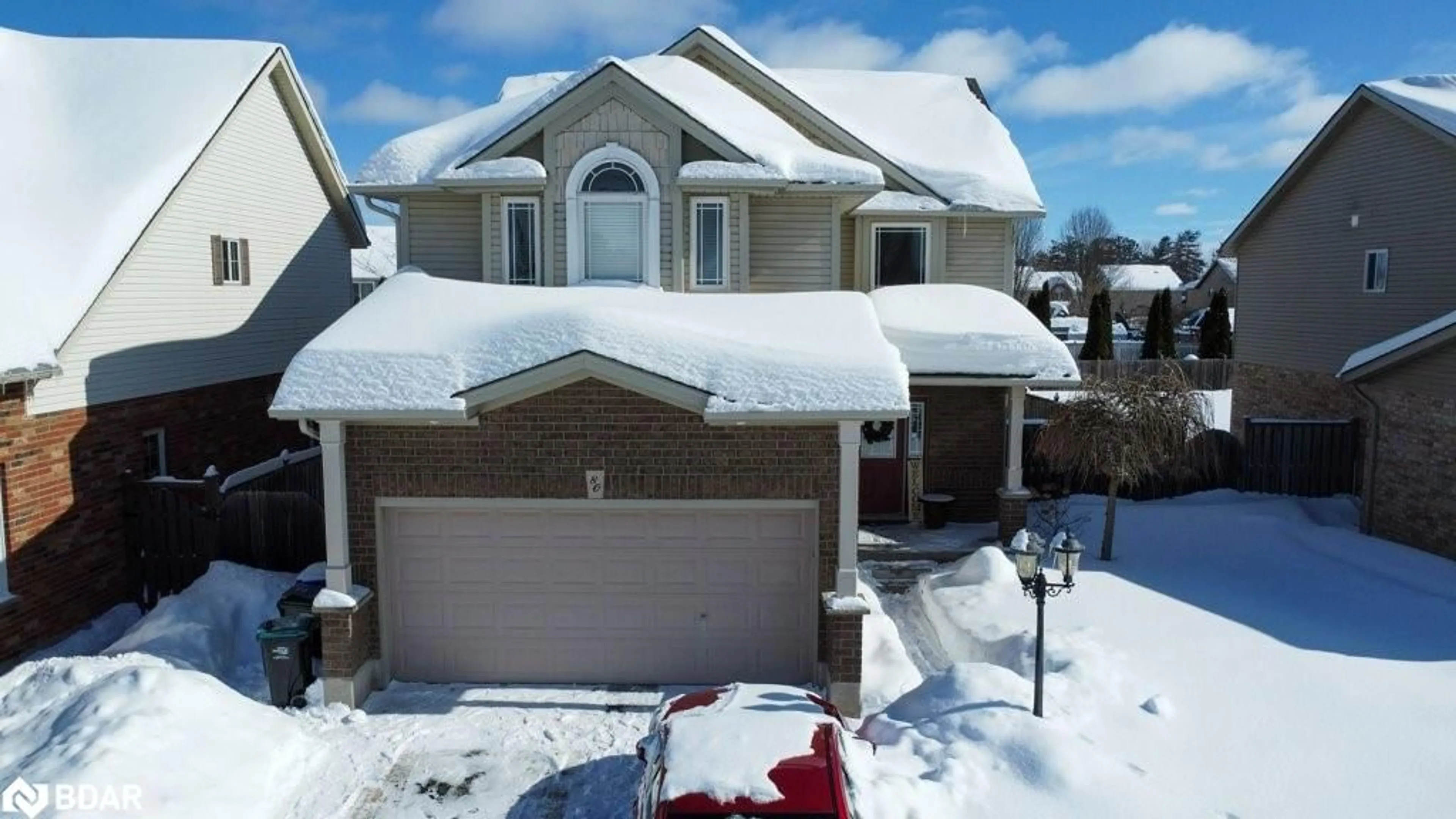 A pic from outside/outdoor area/front of a property/back of a property/a pic from drone, street for 80 Armeda Clow Crescent Cres, Angus Ontario L3W 0H6