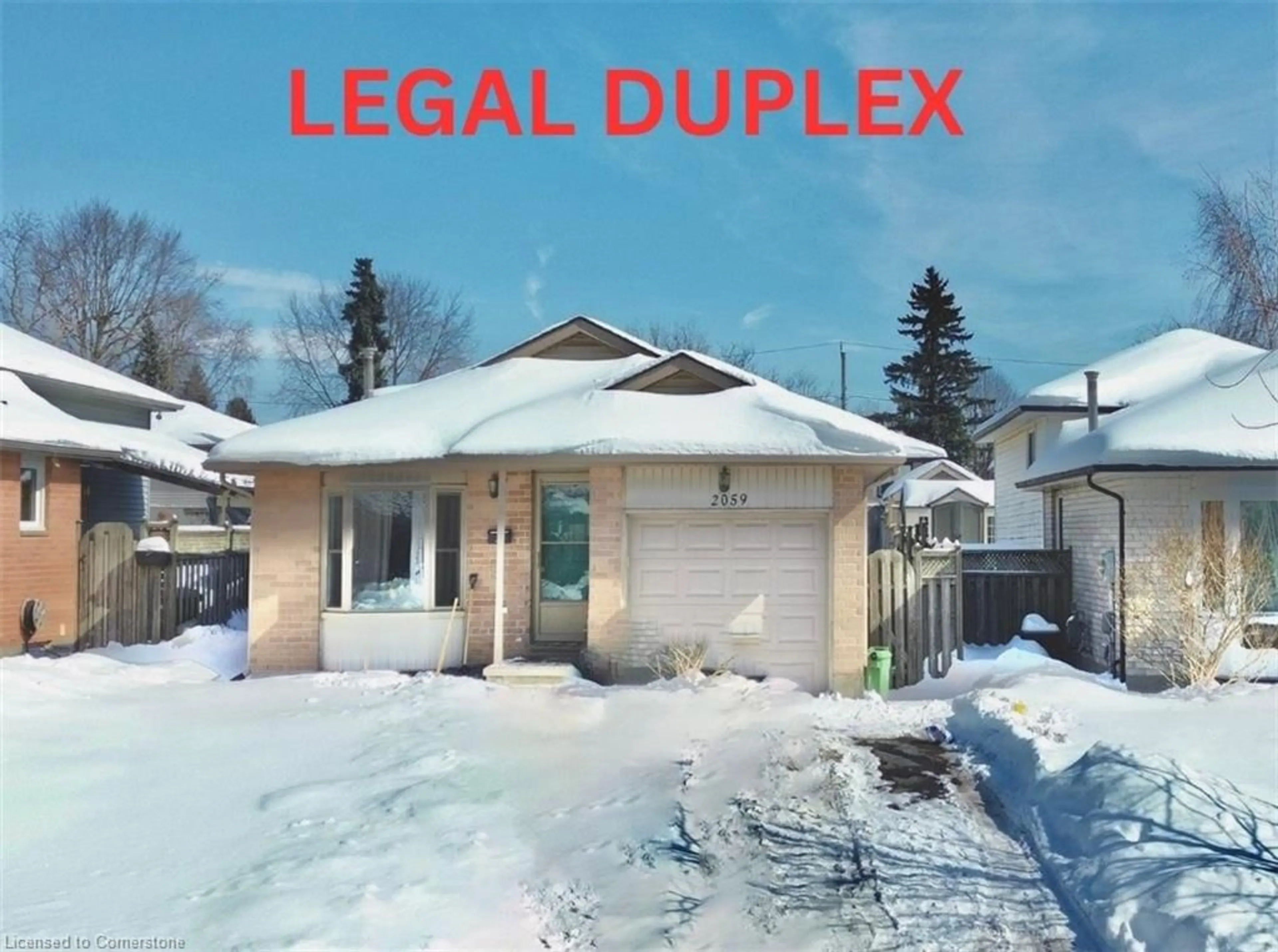 A pic from outside/outdoor area/front of a property/back of a property/a pic from drone, street for 2059 Mountbatten Pl, London Ontario N5V 4J2