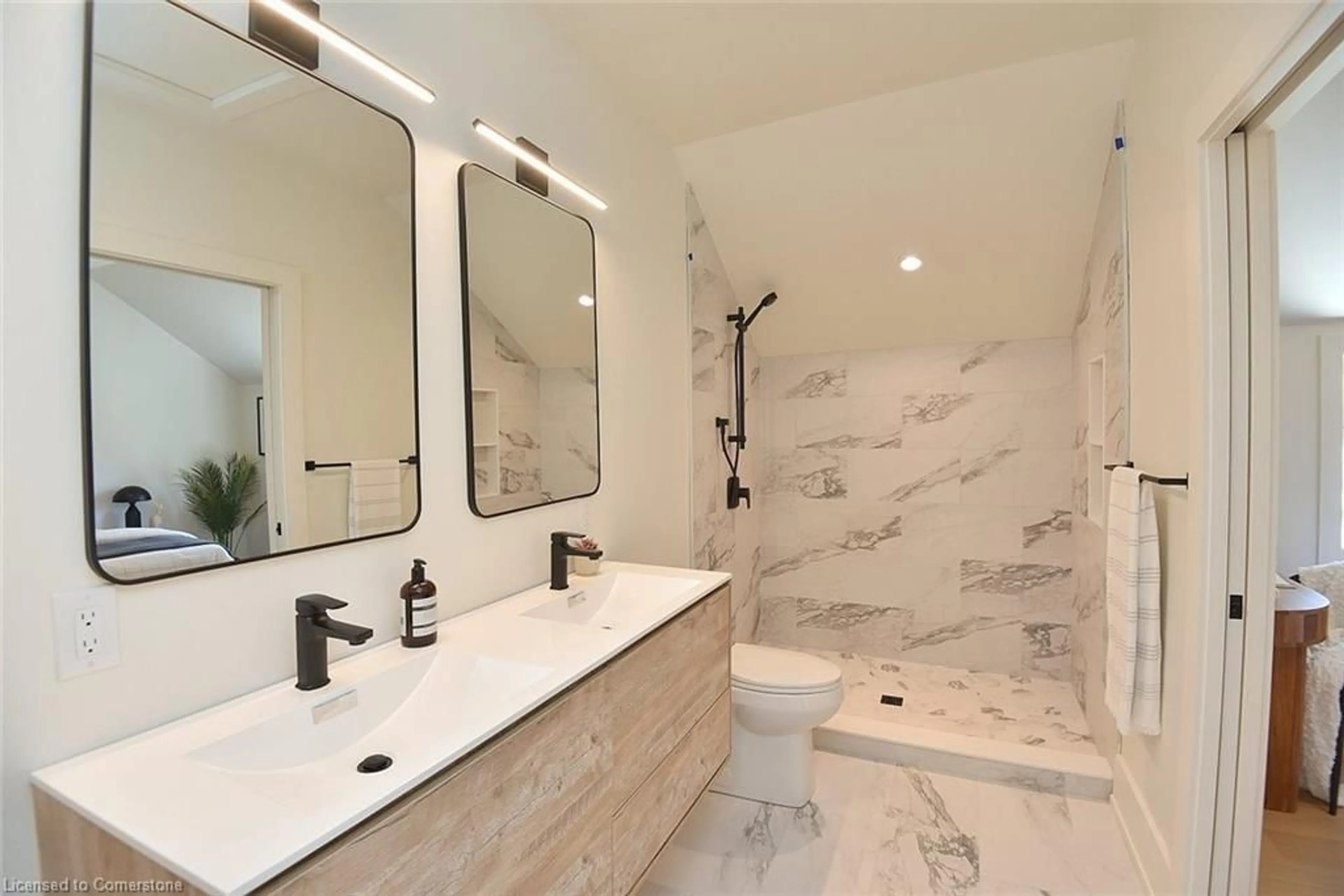 Contemporary bathroom, ceramic/tile floor for 284 Wilson St #202, Ancaster Ontario L9G 2B9