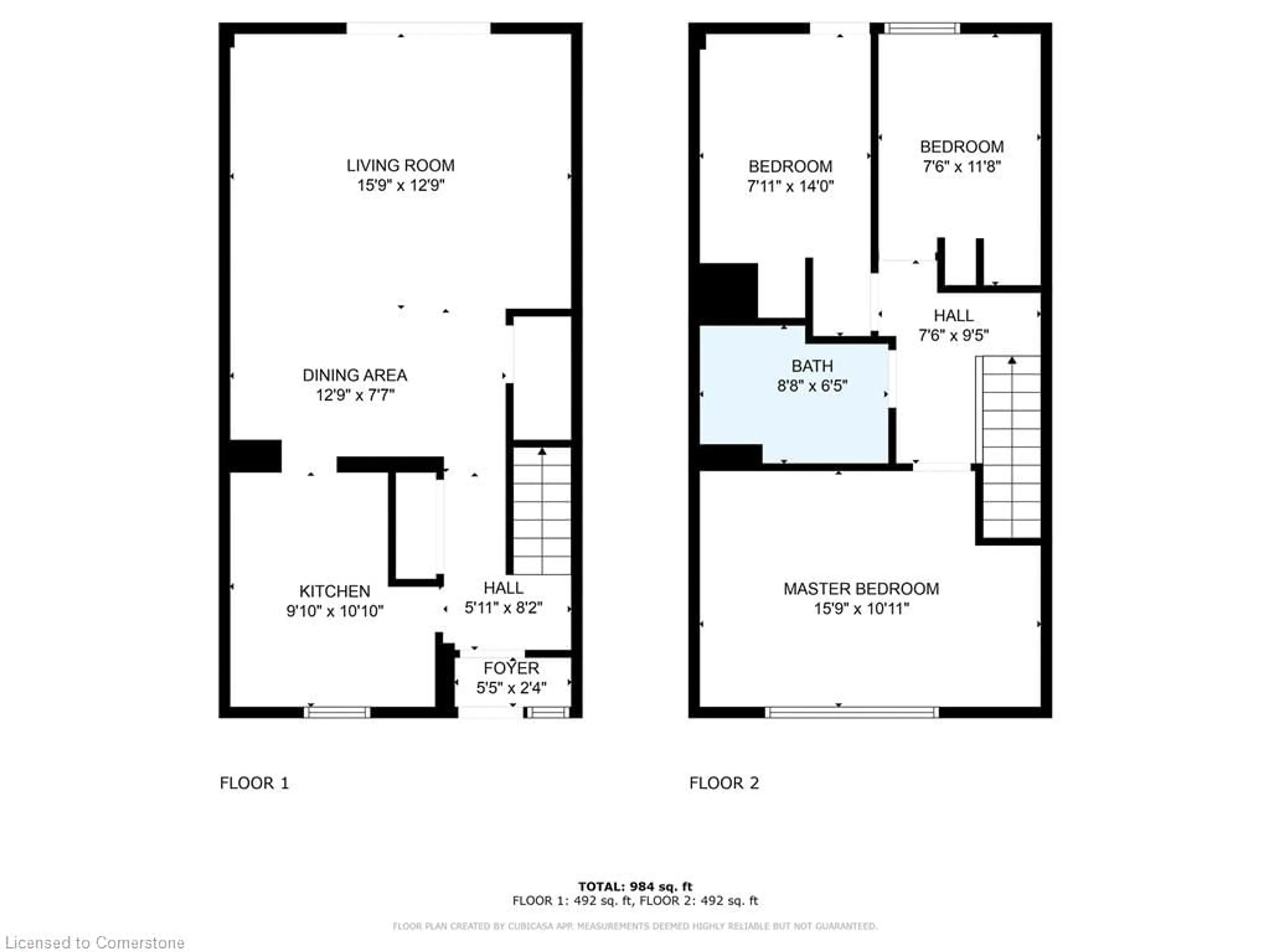 Floor plan for 55 Sentinel Lane Lane, Hamilton Ontario L9C 0E8