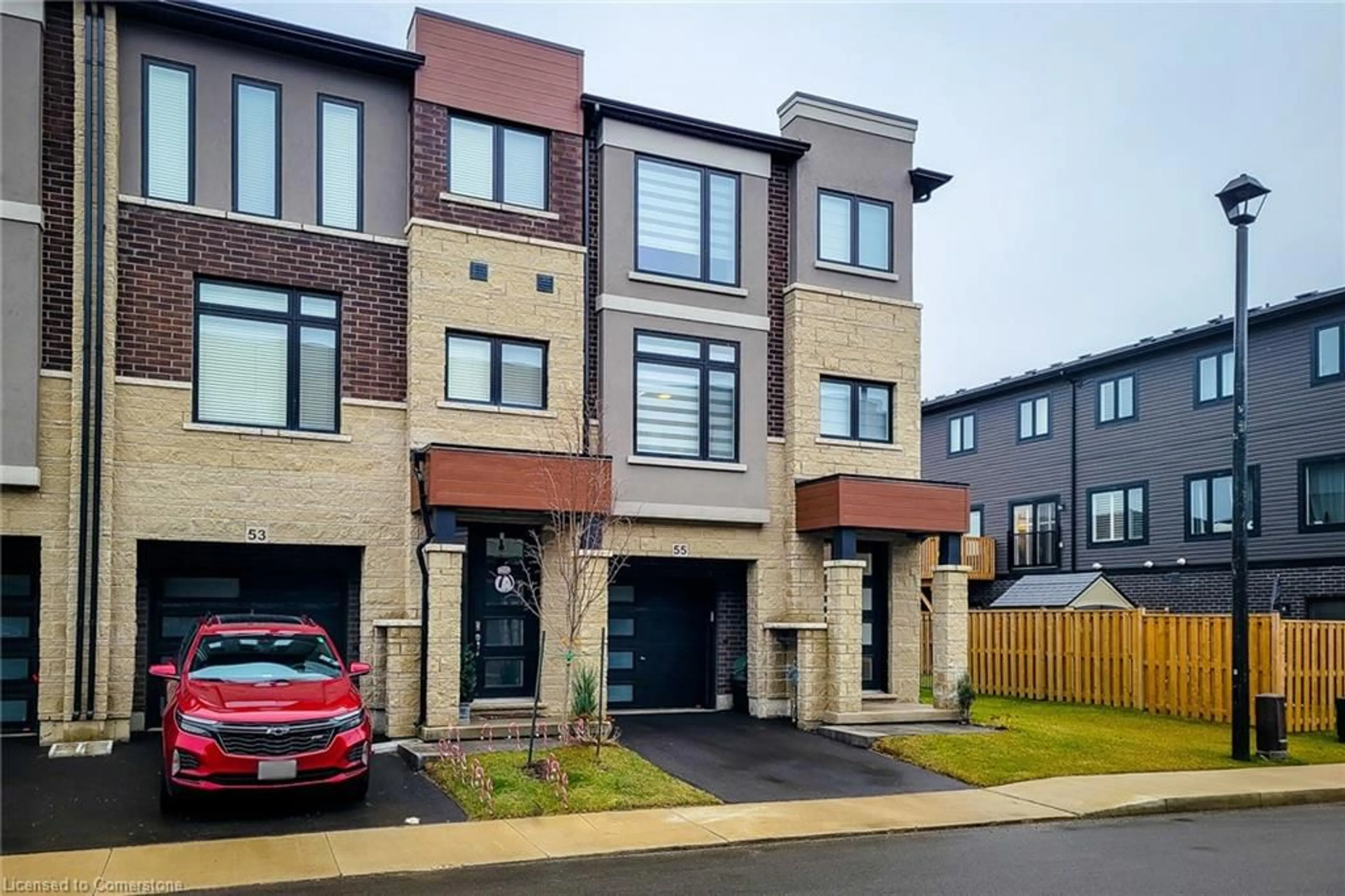 Home with brick exterior material, street for 55 Sentinel Lane Lane, Hamilton Ontario L9C 0E8