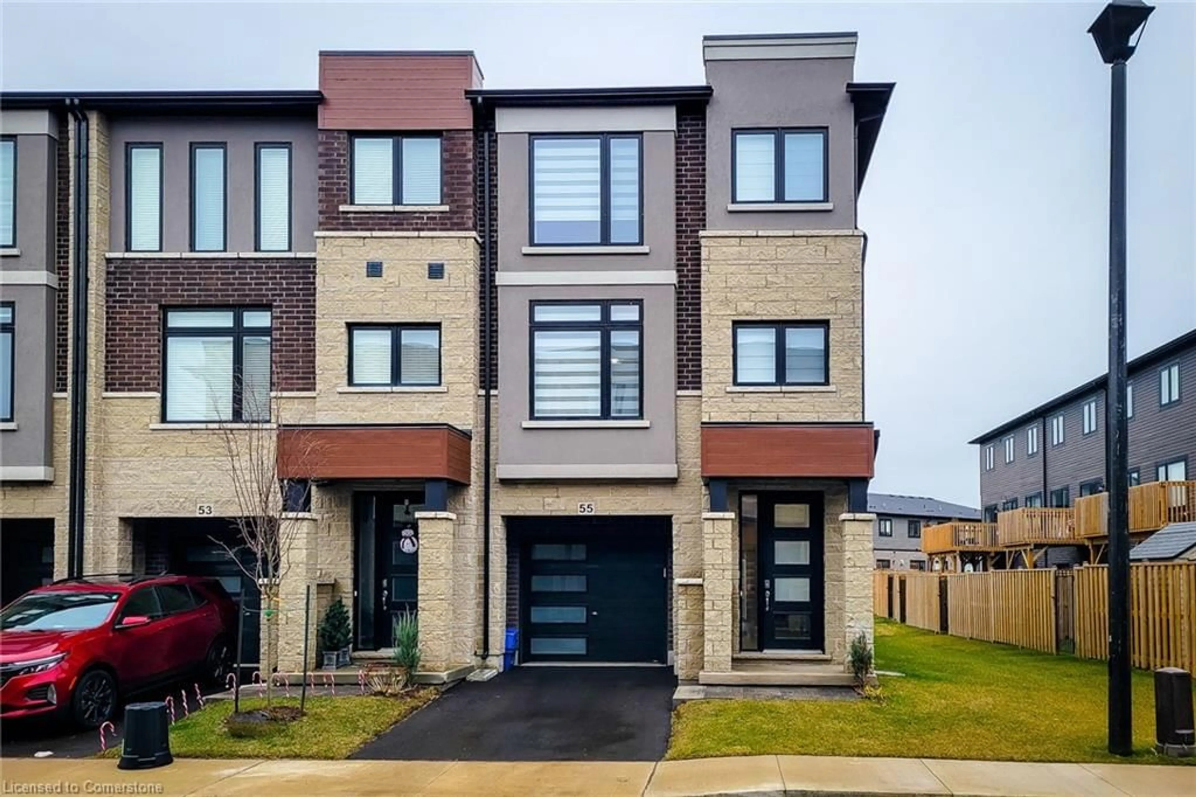 Home with brick exterior material, street for 55 Sentinel Lane Lane, Hamilton Ontario L9C 0E8