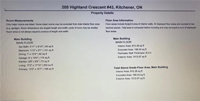 Additional property image - 205 Highland Cres Unit 43