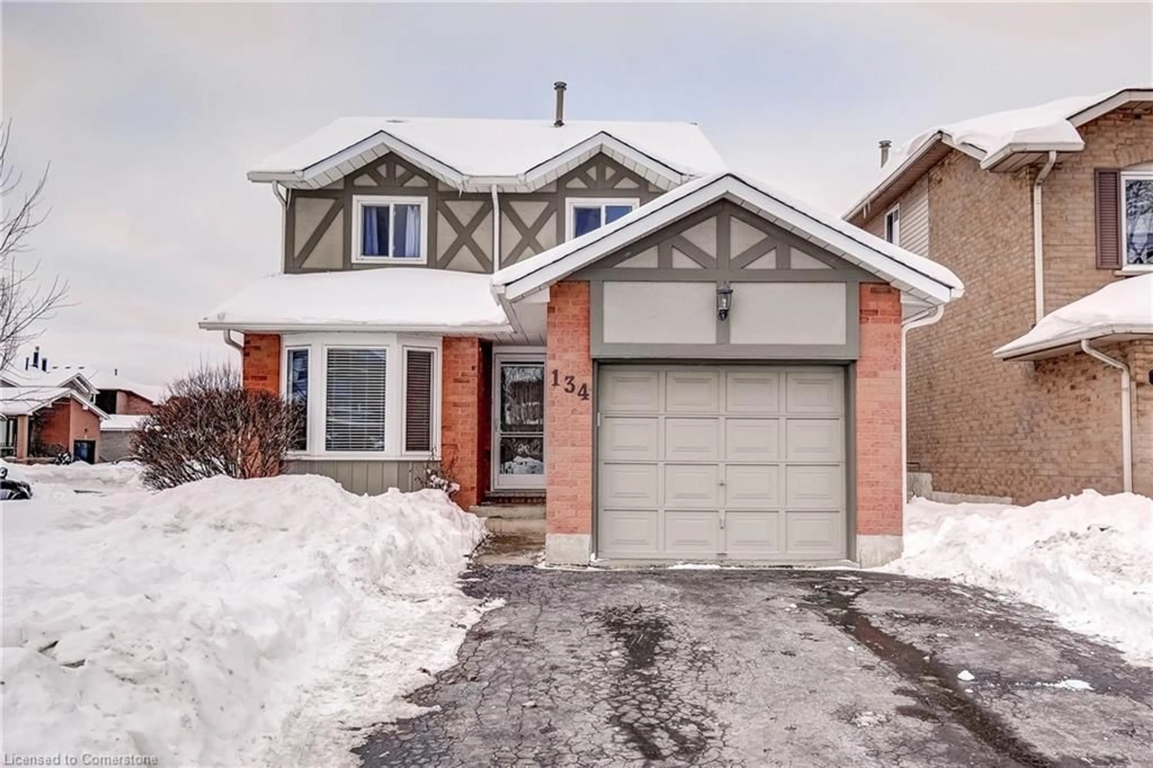 Home with brick exterior material, street for 134 Charing Dr, Hamilton Ontario L8W 3A9