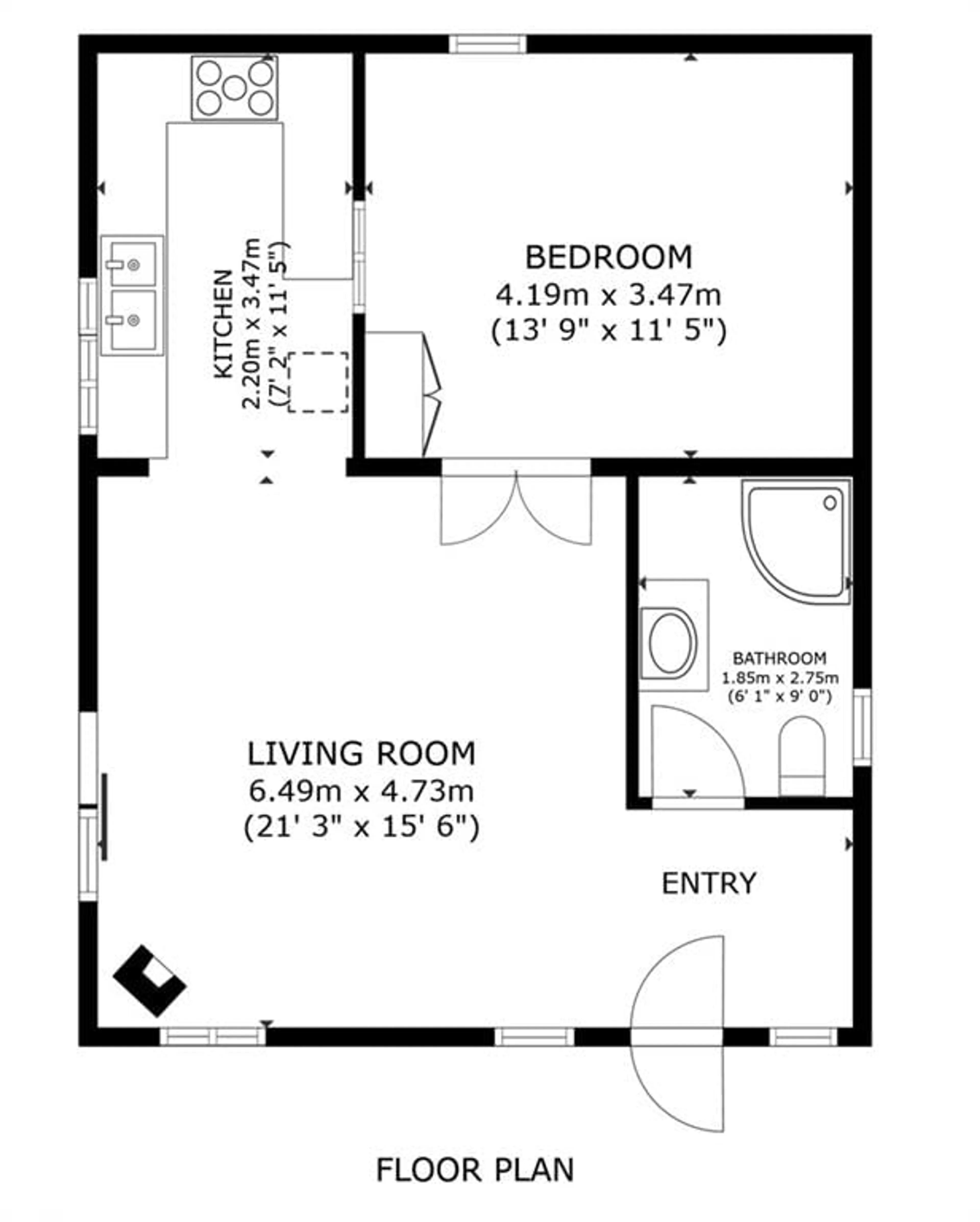 Floor plan for 324 County Road 24, Bobcaygeon Ontario K0M 1A0