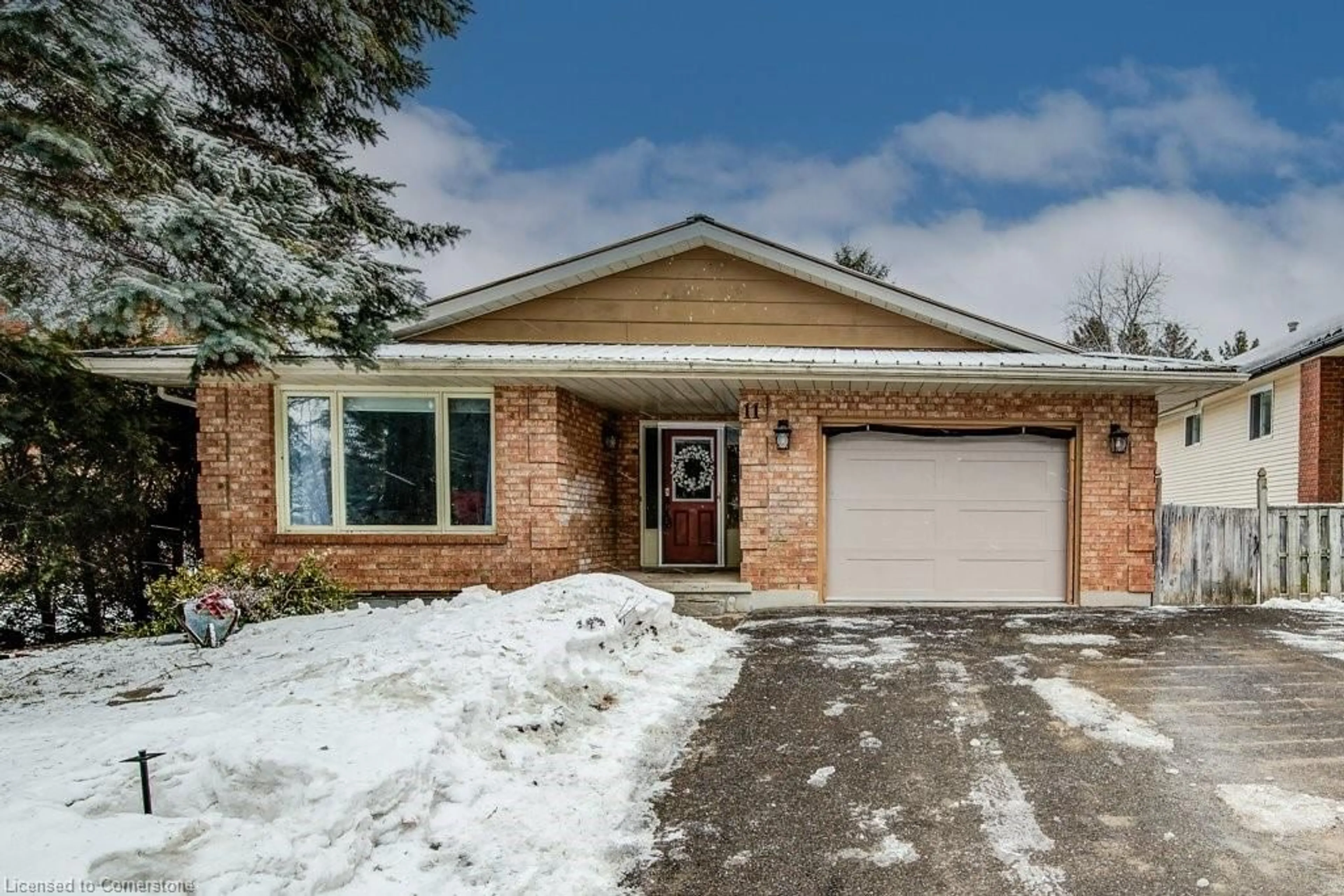 Home with brick exterior material, street for 11 Schneller Dr, Baden Ontario N3A 2L5