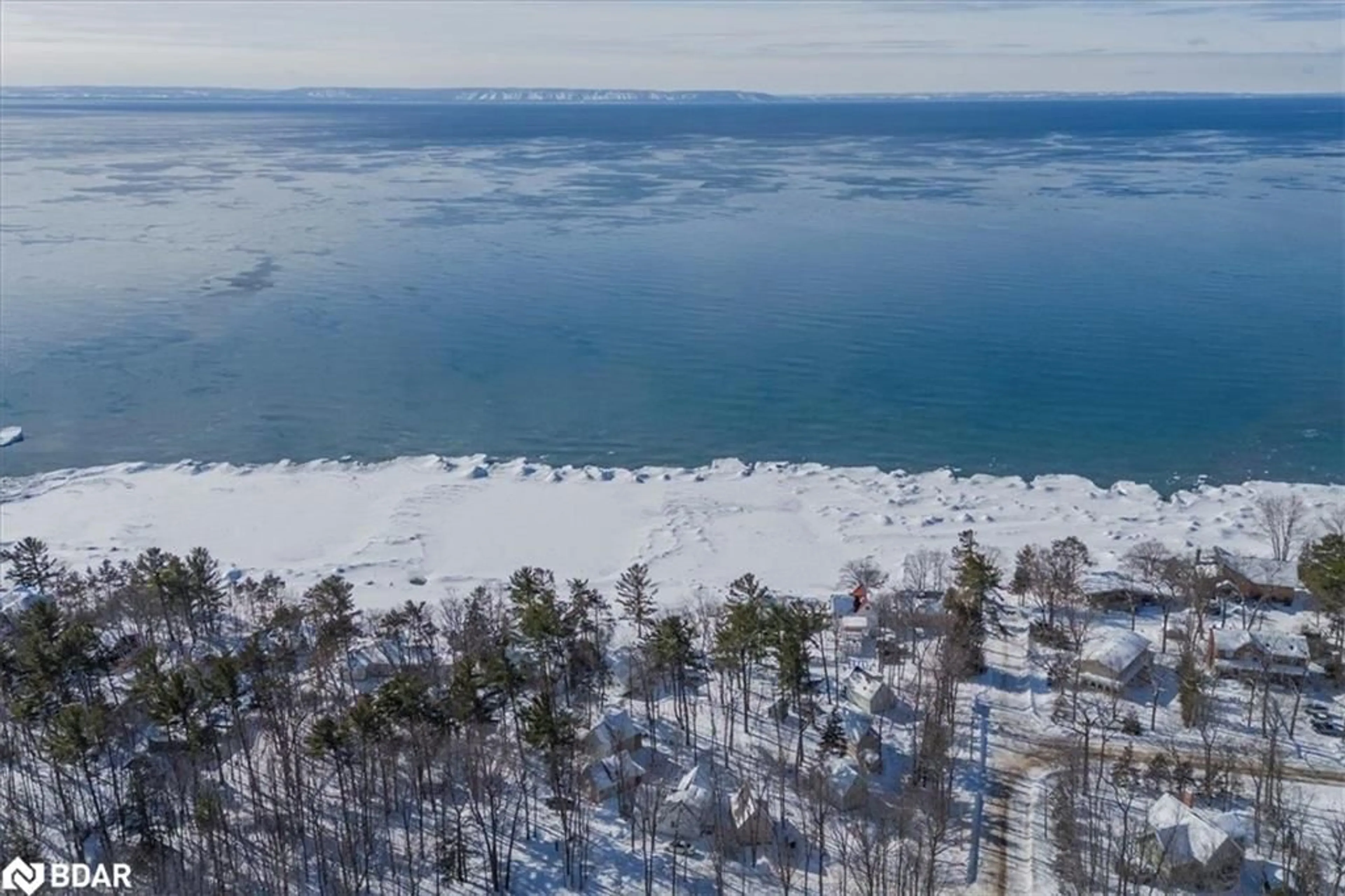 A pic from outside/outdoor area/front of a property/back of a property/a pic from drone, water/lake/river/ocean view for 739 Concession 15 West Rd #6, Tiny Ontario L9M 0H7