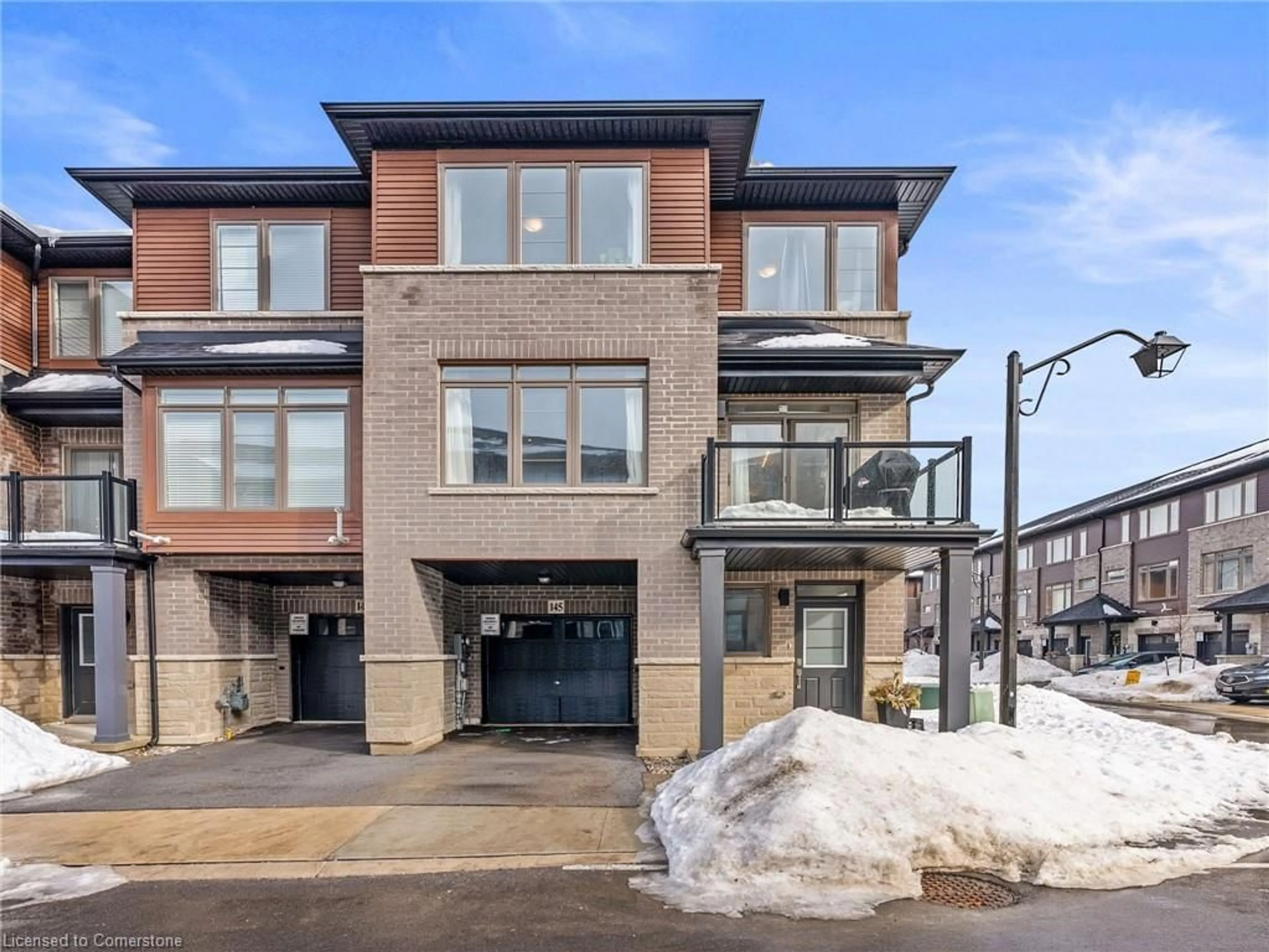 Home with brick exterior material, street for 61 Soho Street #145, Hamilton Ontario L8J 2R9