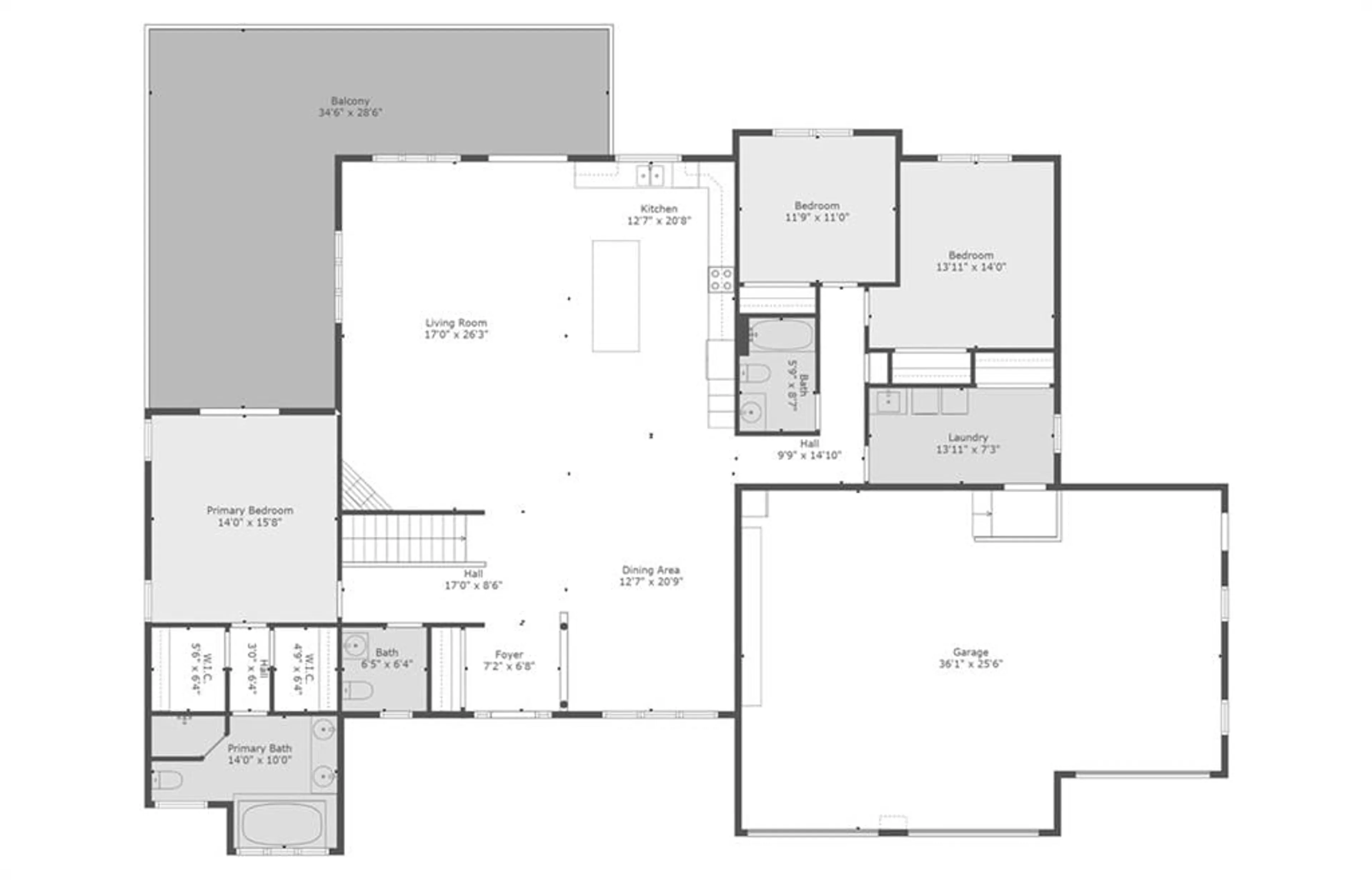 Floor plan for 10 Brolley Cres, Thornton Ontario L0L 2N2