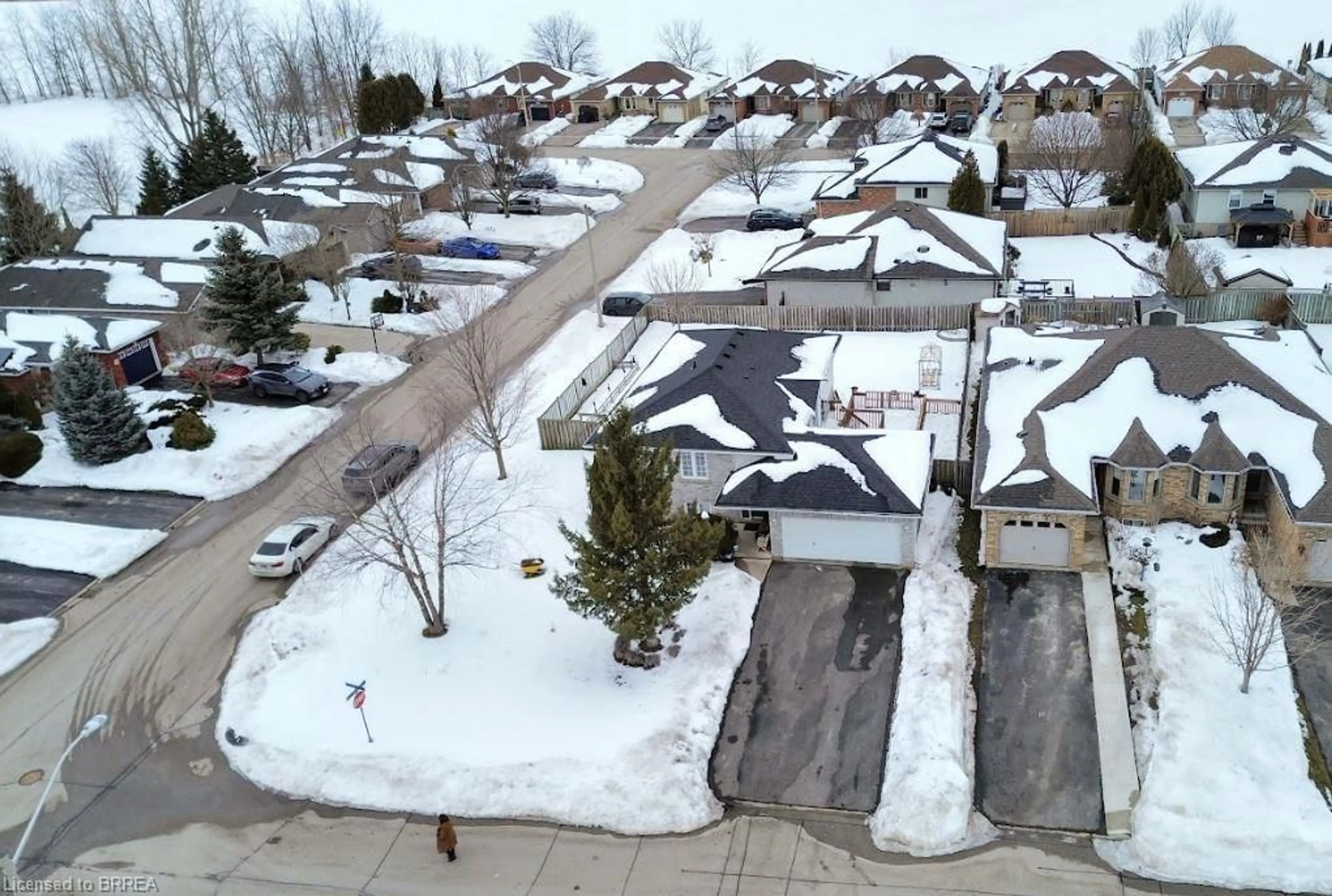 A pic from outside/outdoor area/front of a property/back of a property/a pic from drone, street for 77 Schuyler St, Paris Ontario N3L 4C8