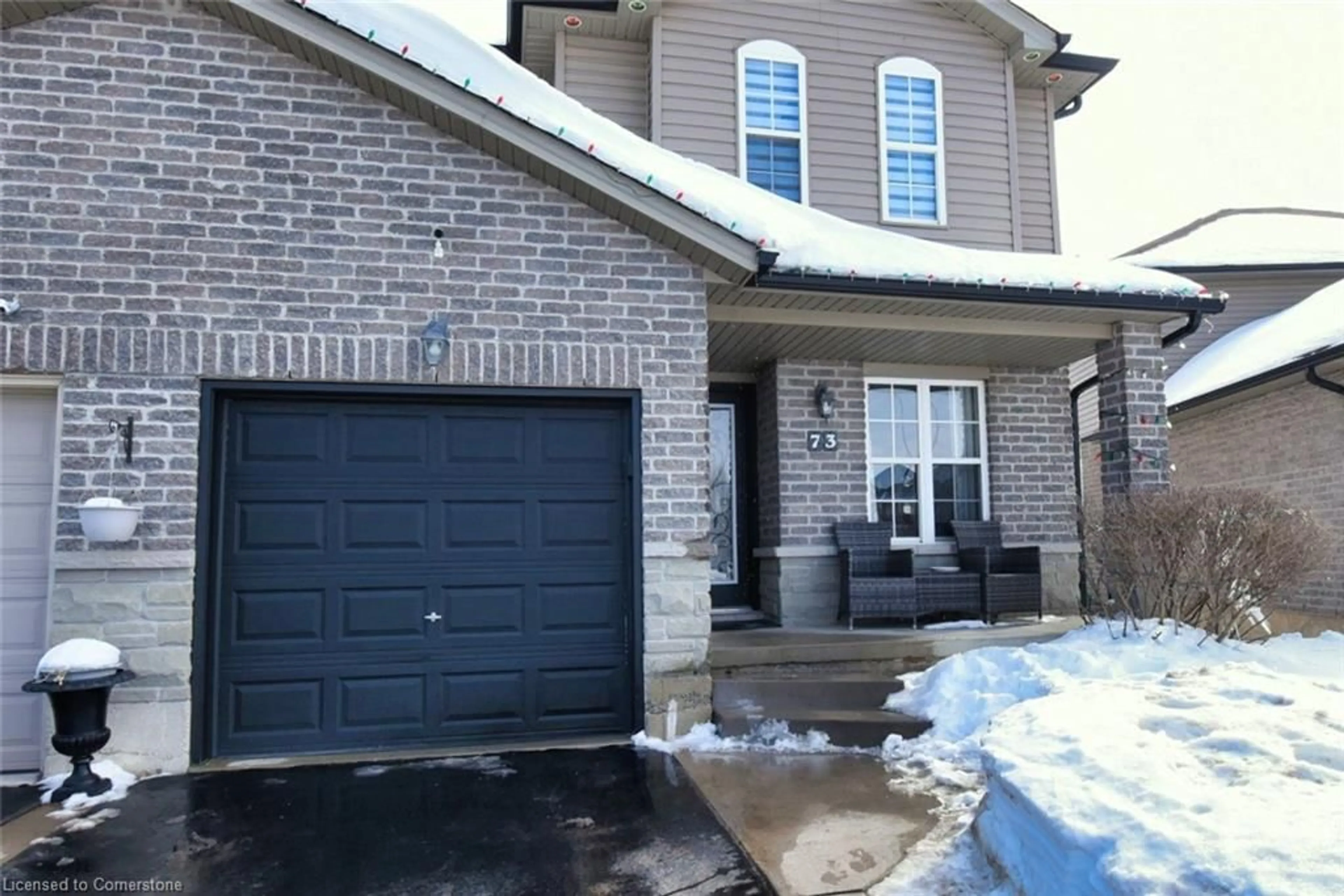 Home with brick exterior material, street for 73 Thames Way, Hamilton Ontario L0R 1W0