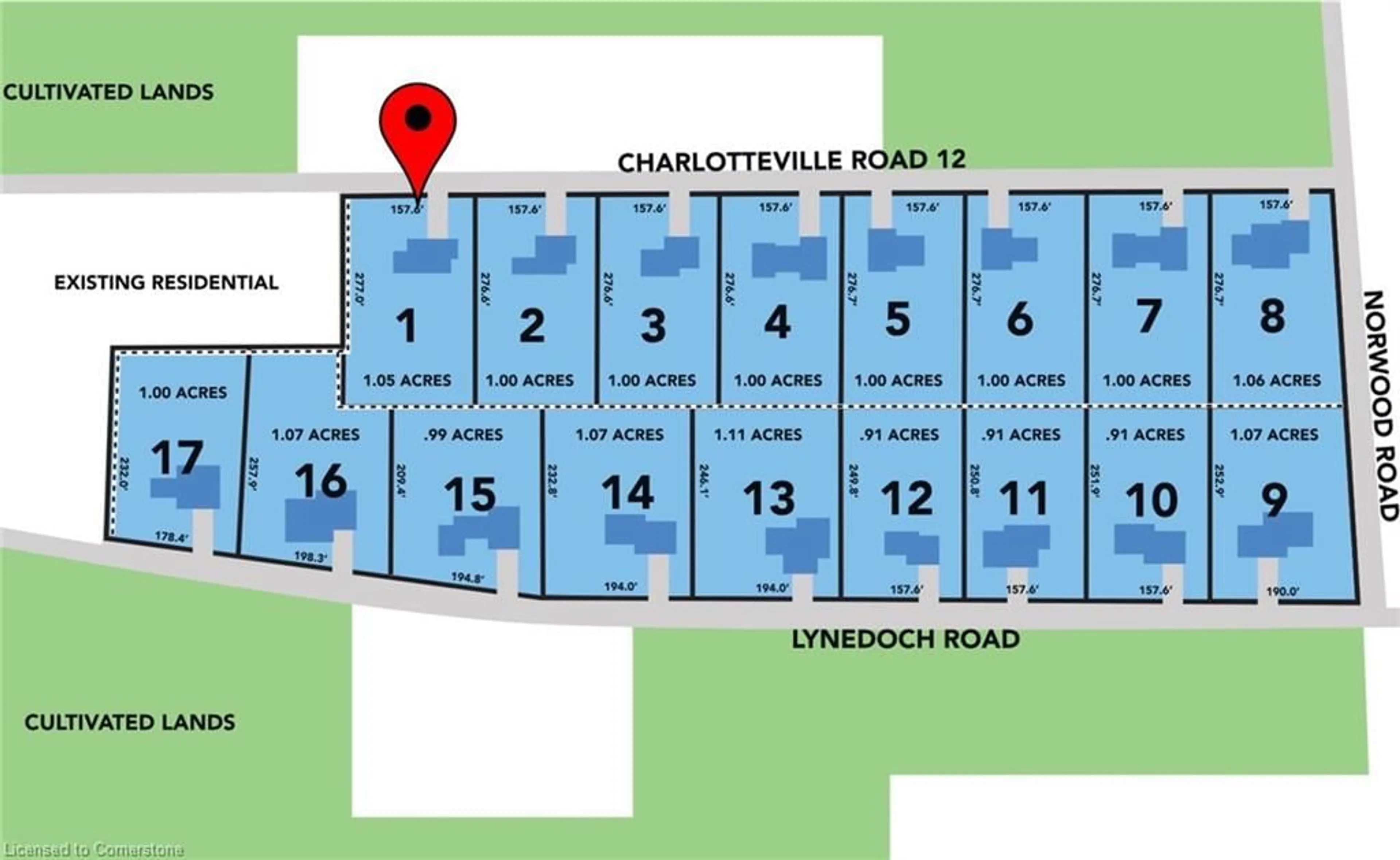 Floor plan for LOT 1 Lynedoch Rd, Lynedoch Ontario N4B 2W4