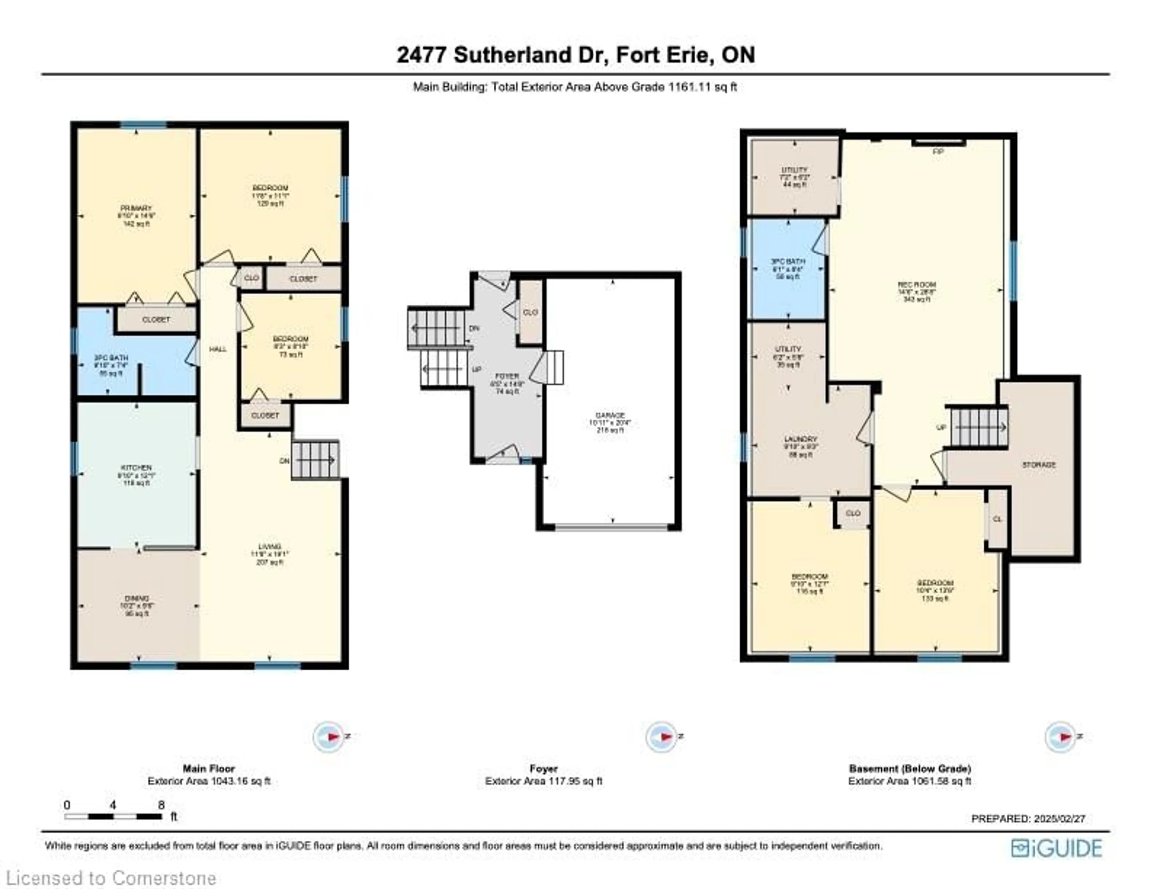 Floor plan for 2477 Sutherland Dr, Fort Erie Ontario L2A 5M4