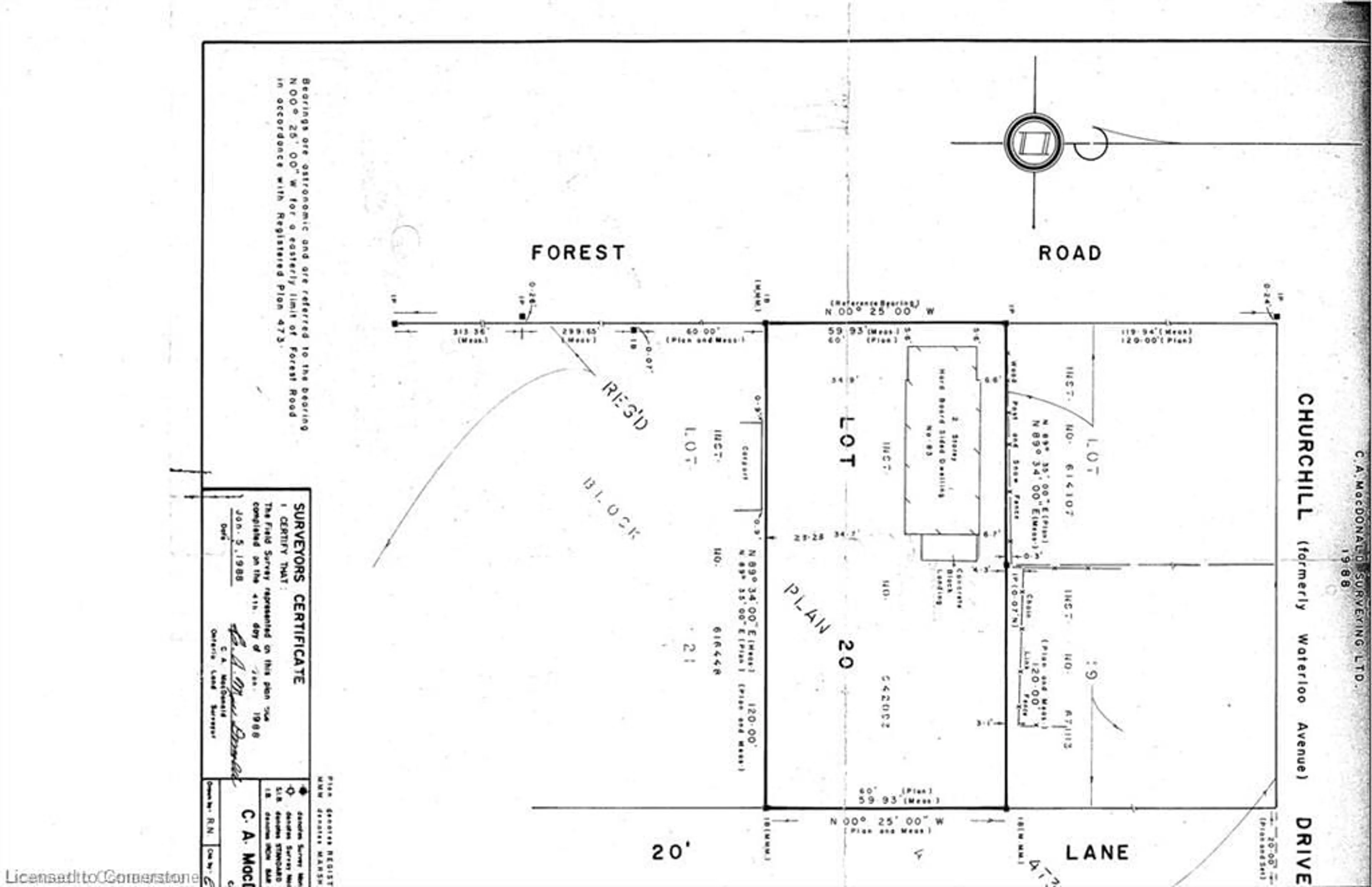 Floor plan for 83 Forest Rd Rd, Cambridge Ontario N1S 3B6