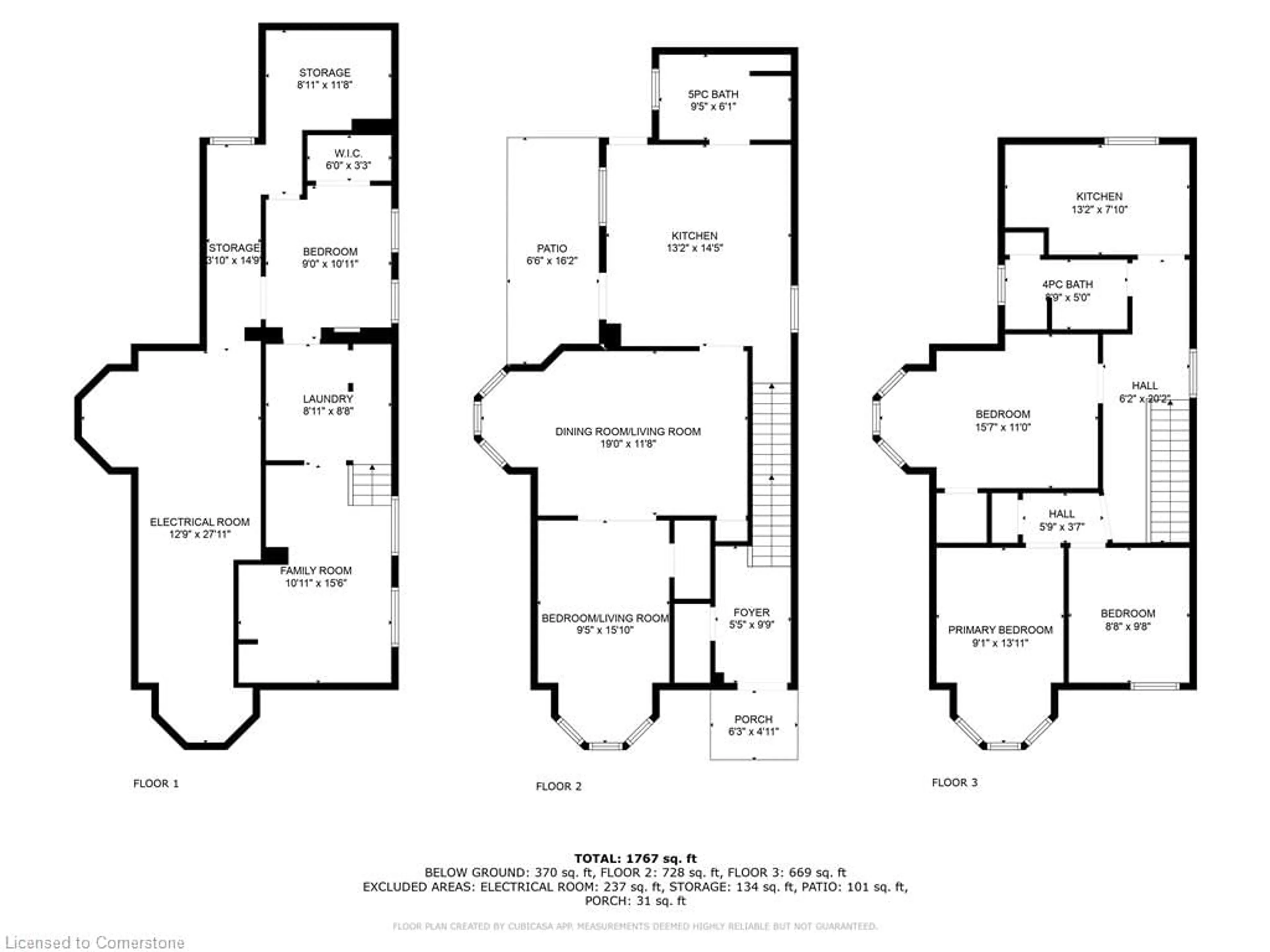 Floor plan for 39 Niagara St, Brantford Ontario N3R 4E1