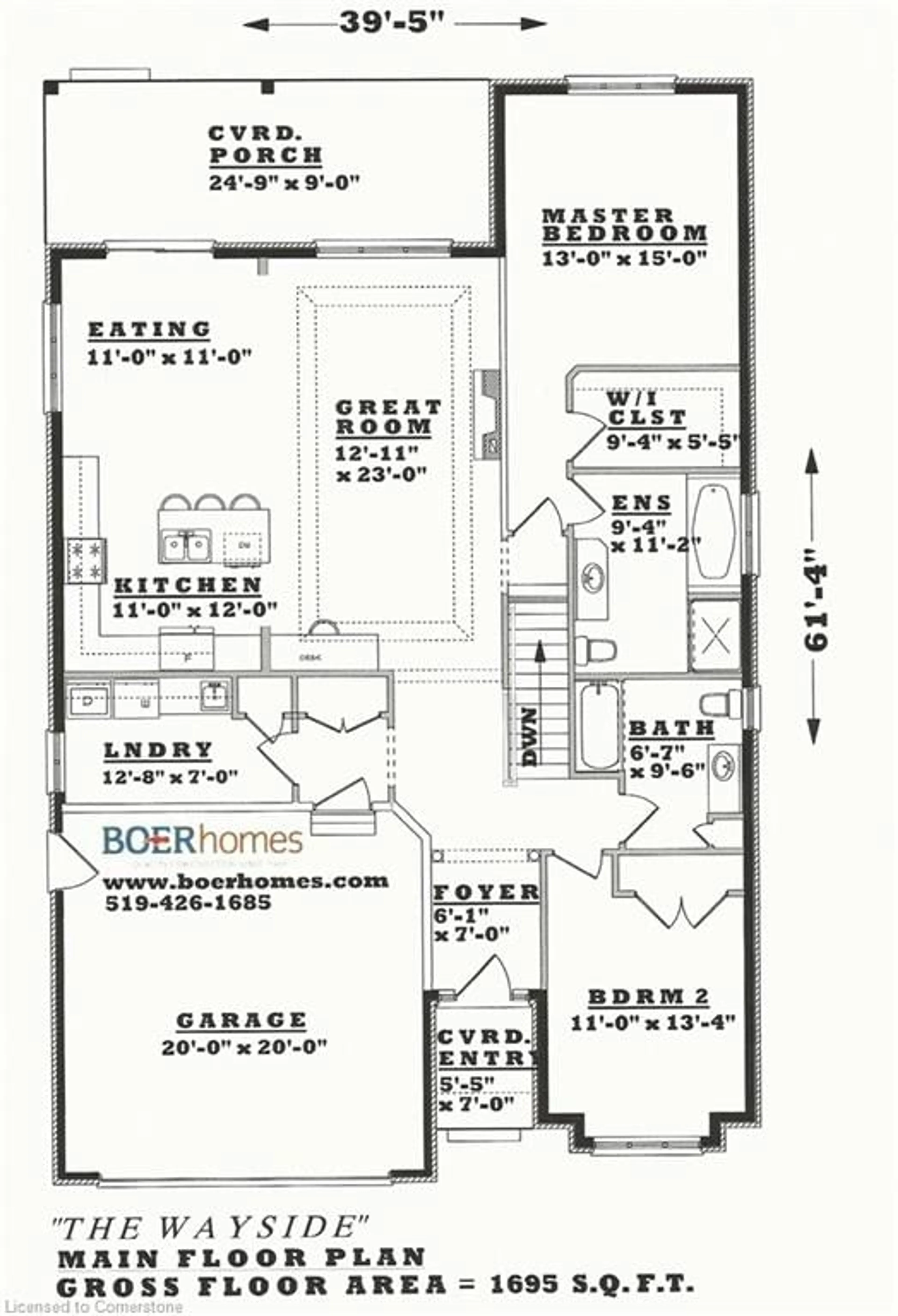 Floor plan for 62 Duchess Dr, Delhi Ontario N4B 0B3