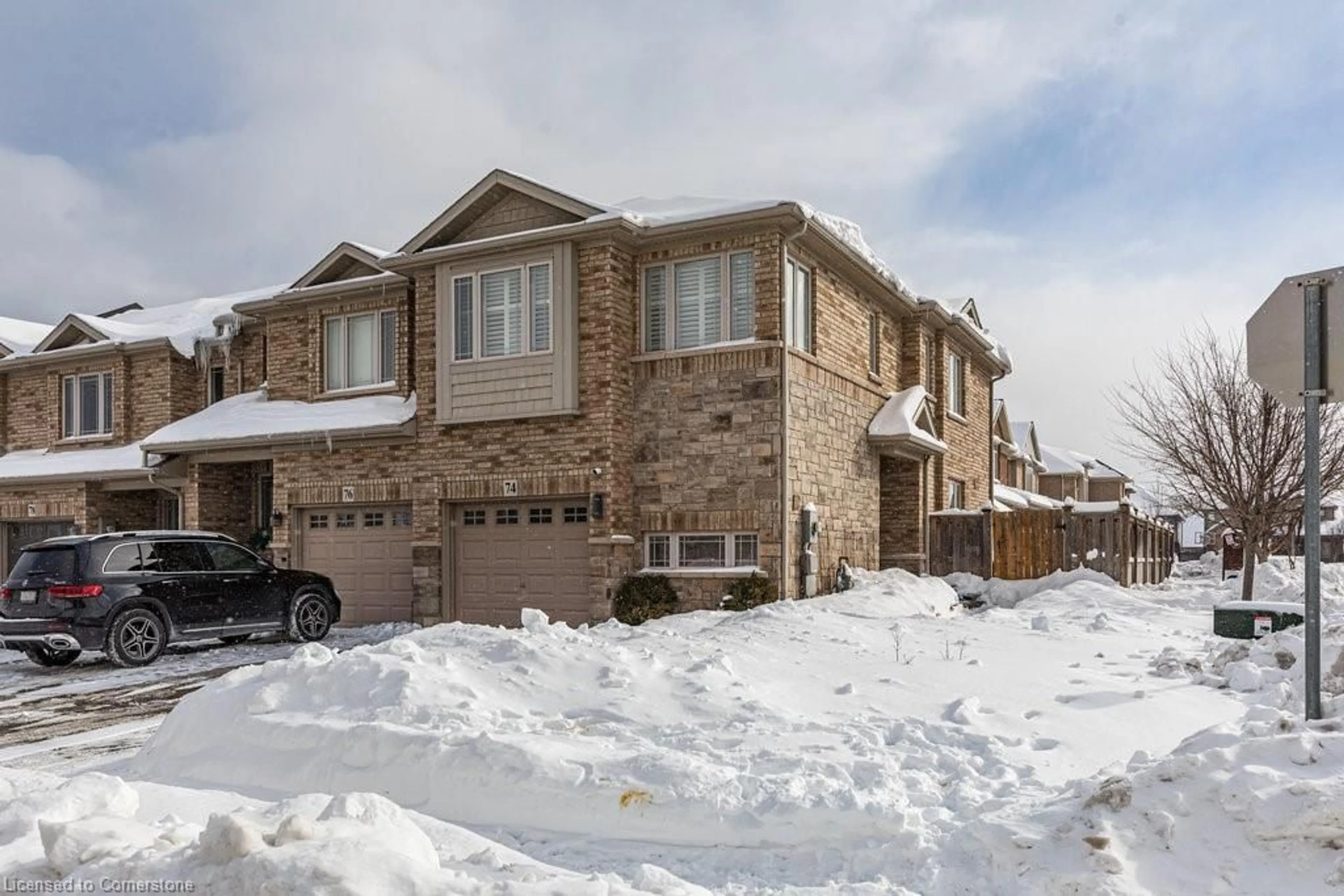 Home with brick exterior material, street for 74 Edenrock Dr, Stoney Creek Ontario L8E 0G7