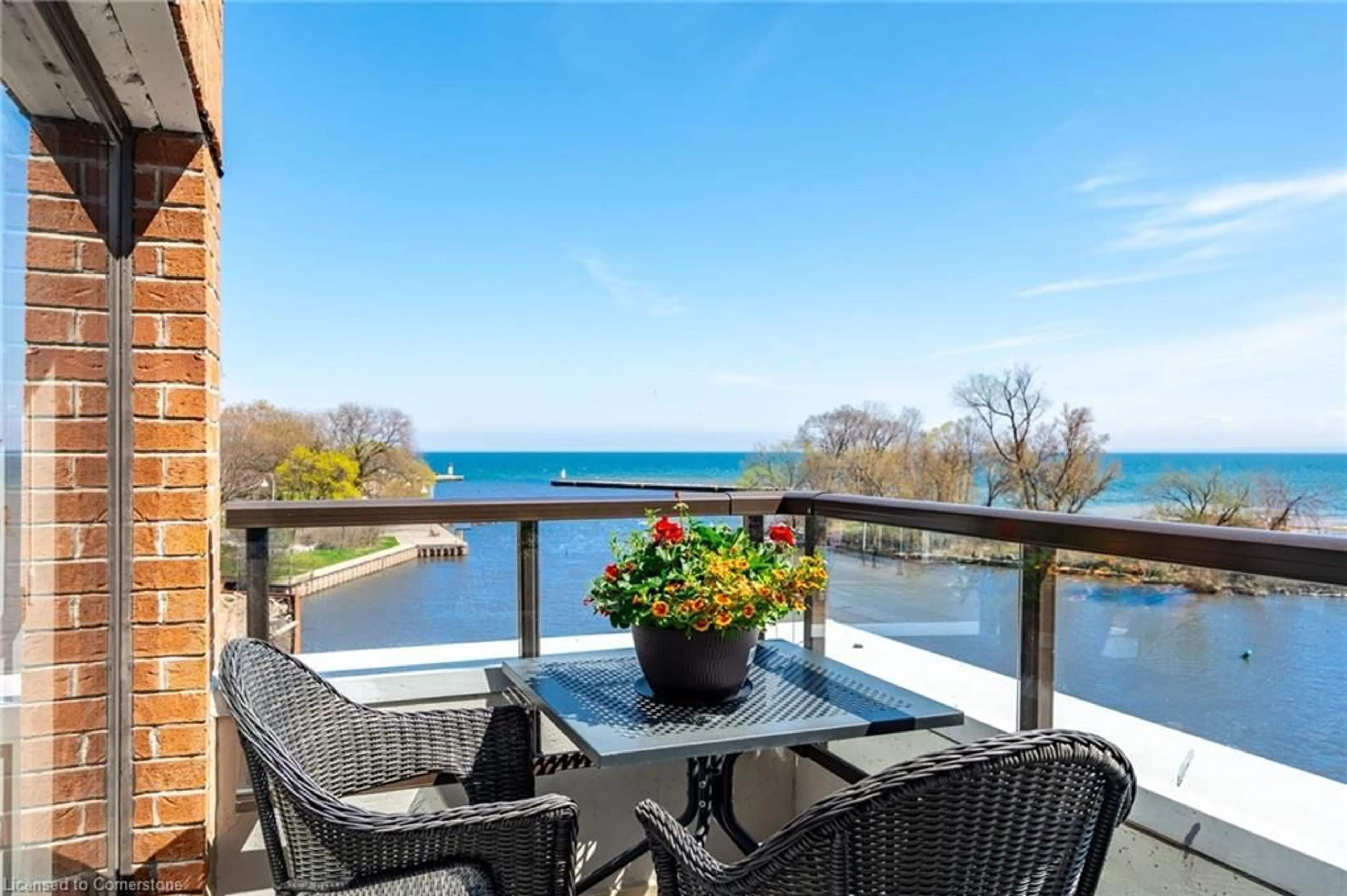 Patio, water/lake/river/ocean view for 100 Bronte Rd #222, Oakville Ontario L6L 6L5