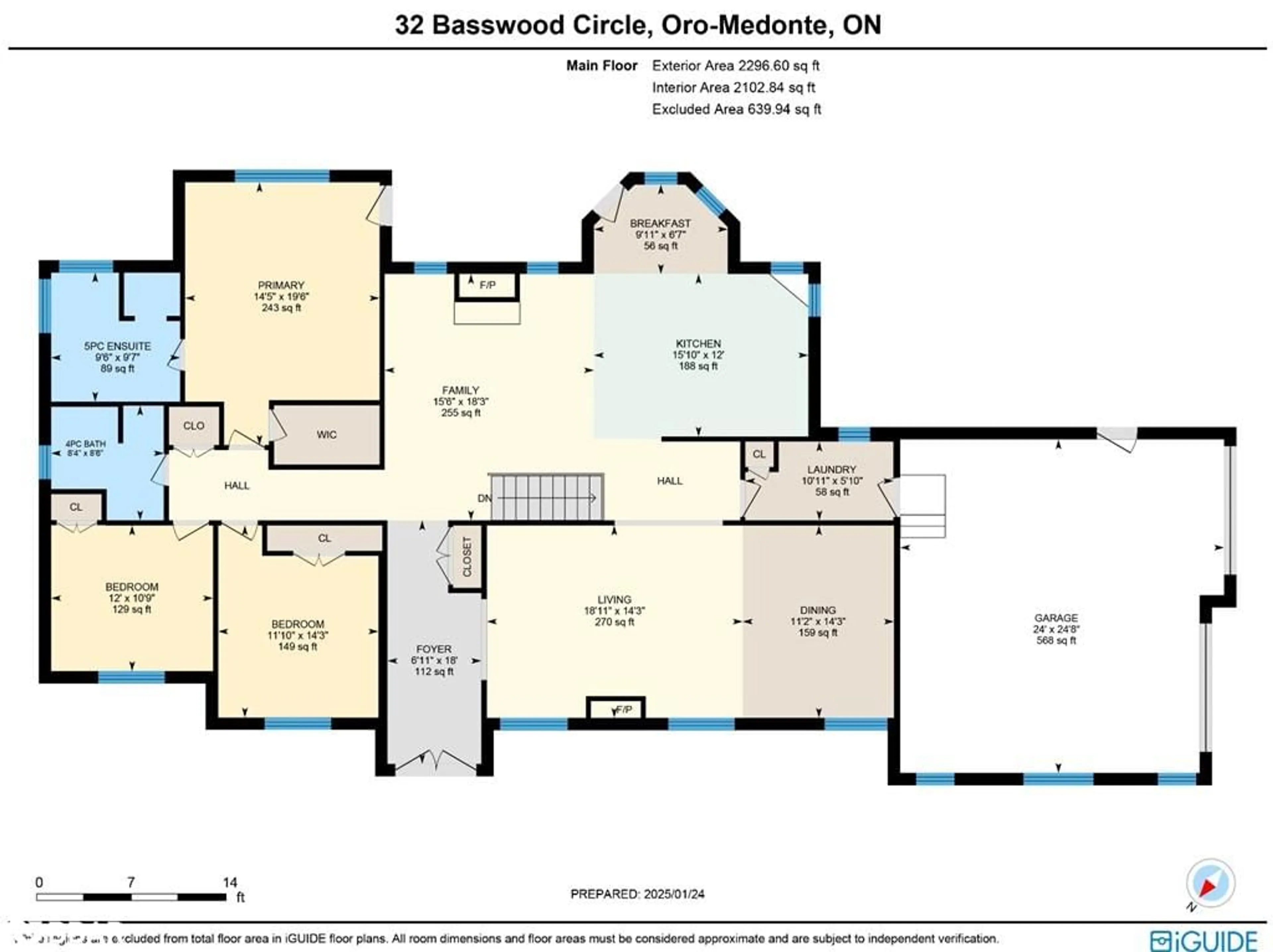 Floor plan for 32 Basswood Cir, Oro-Medonte Ontario L0L 2L0