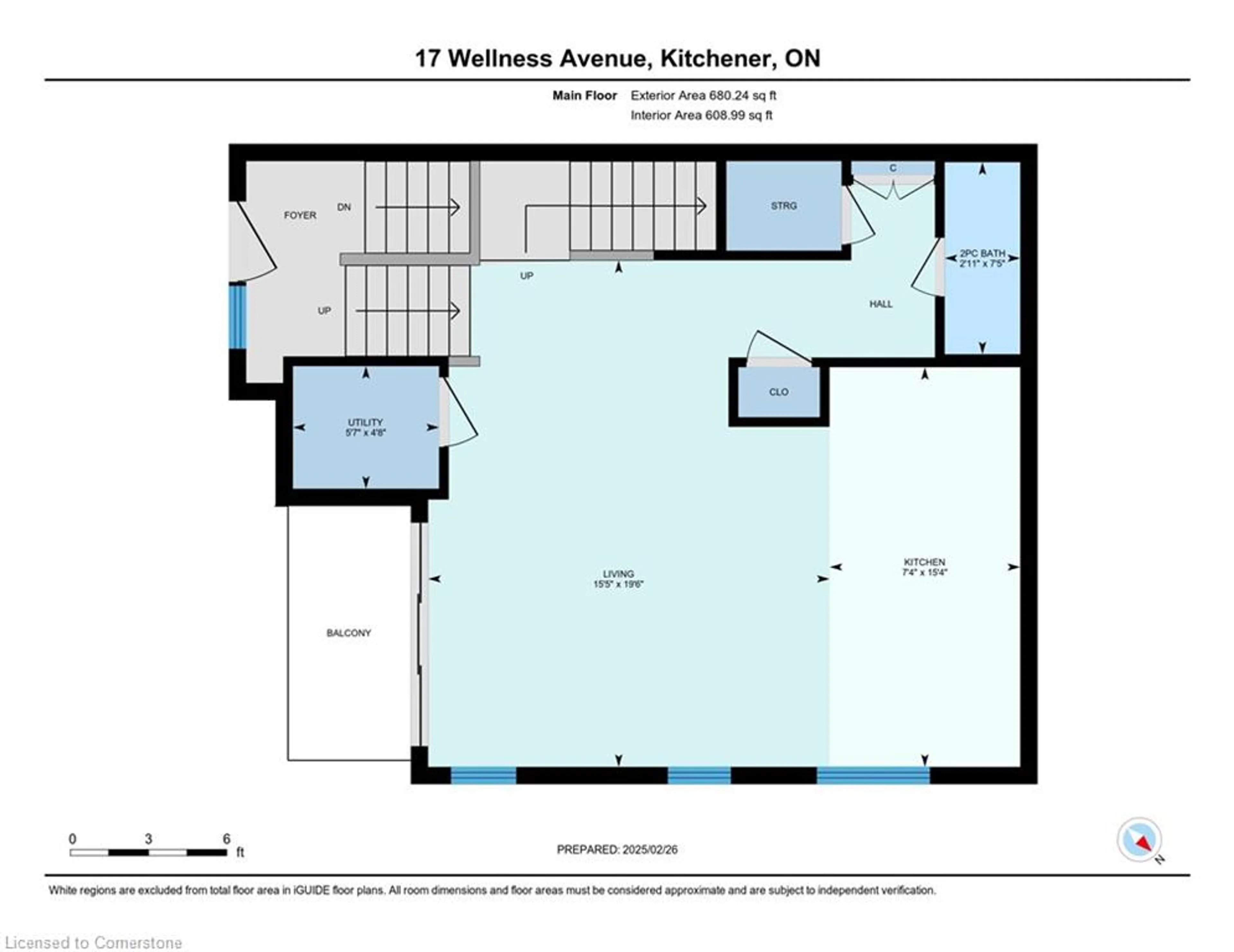 Floor plan for 17 Wellness Ave, Kitchener Ontario N2R 0R7