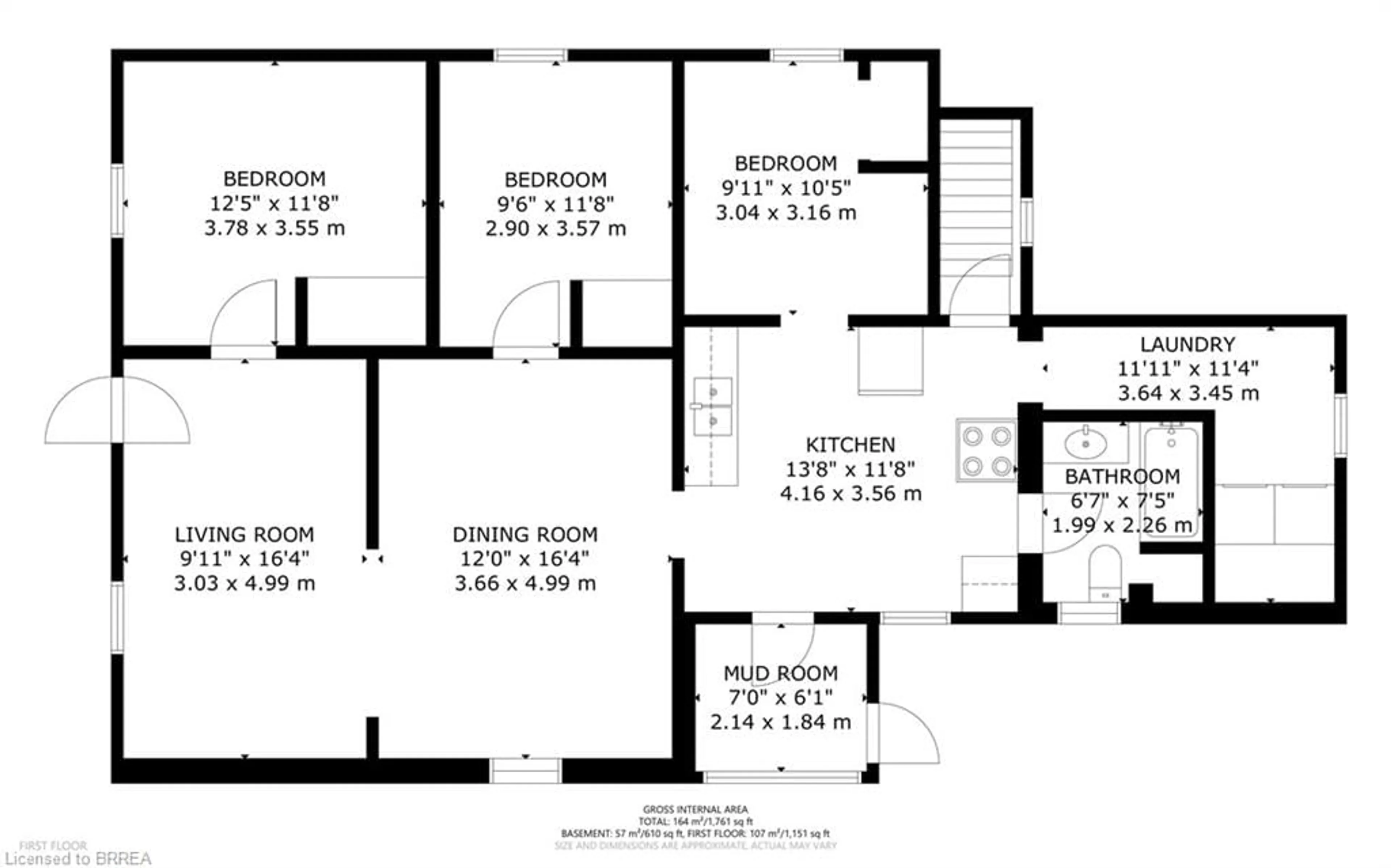 Floor plan for 131 Brock St, Brantford Ontario N3S 5V8