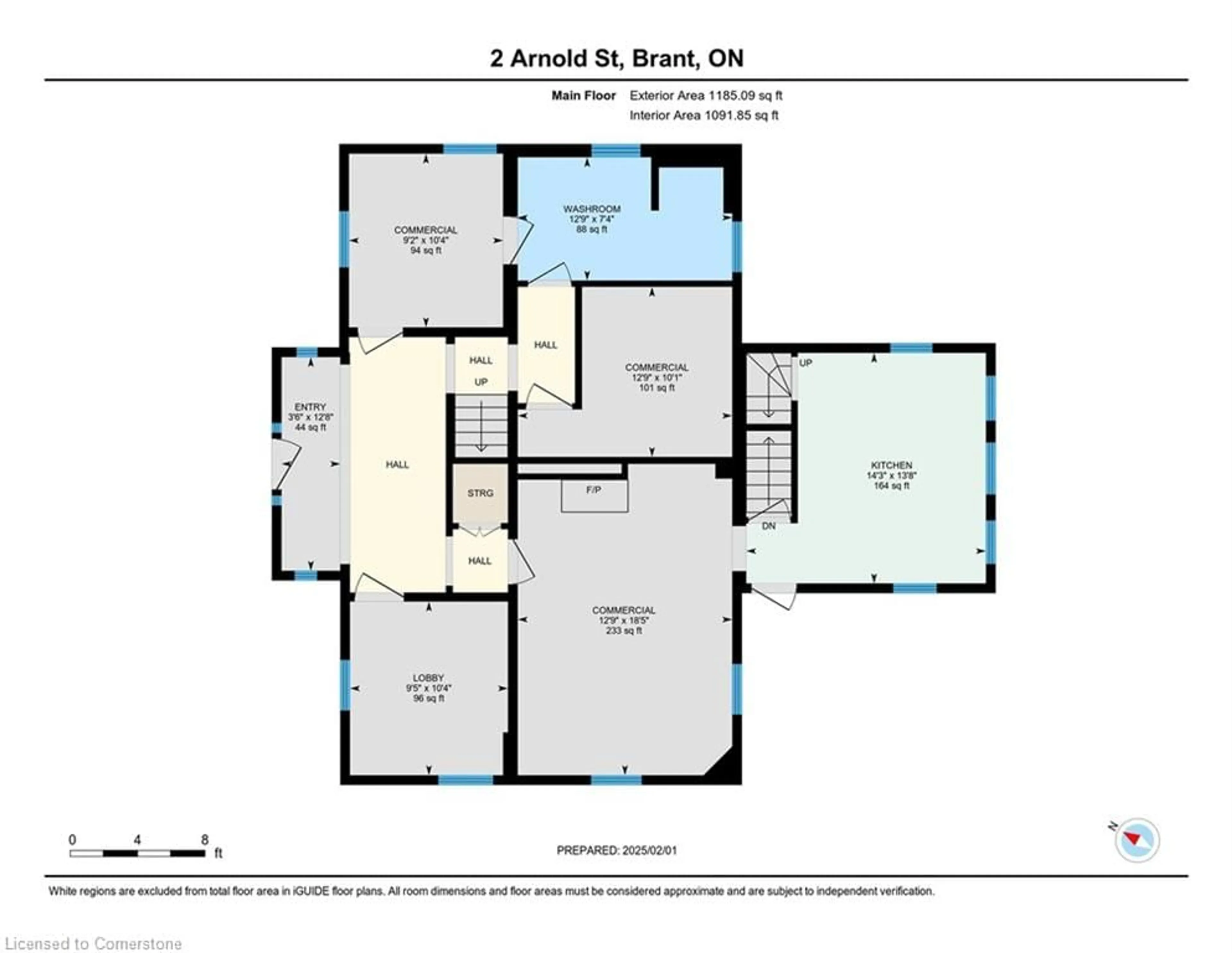 Floor plan for 2 Arnold St, Paris Ontario N3L 2C2