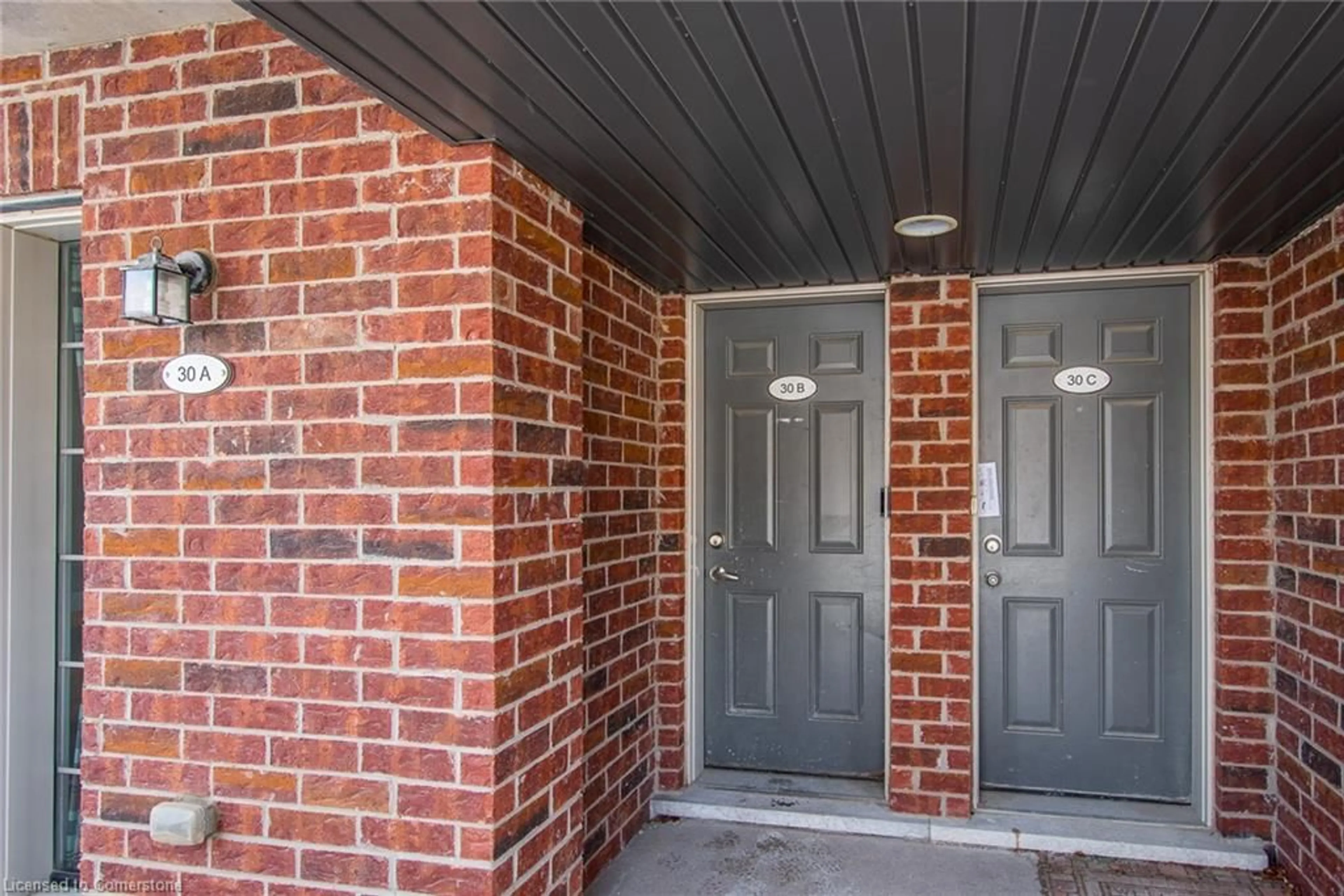 Home with brick exterior material, street for 30 Sienna St #B, Kitchener Ontario N2R 0H7