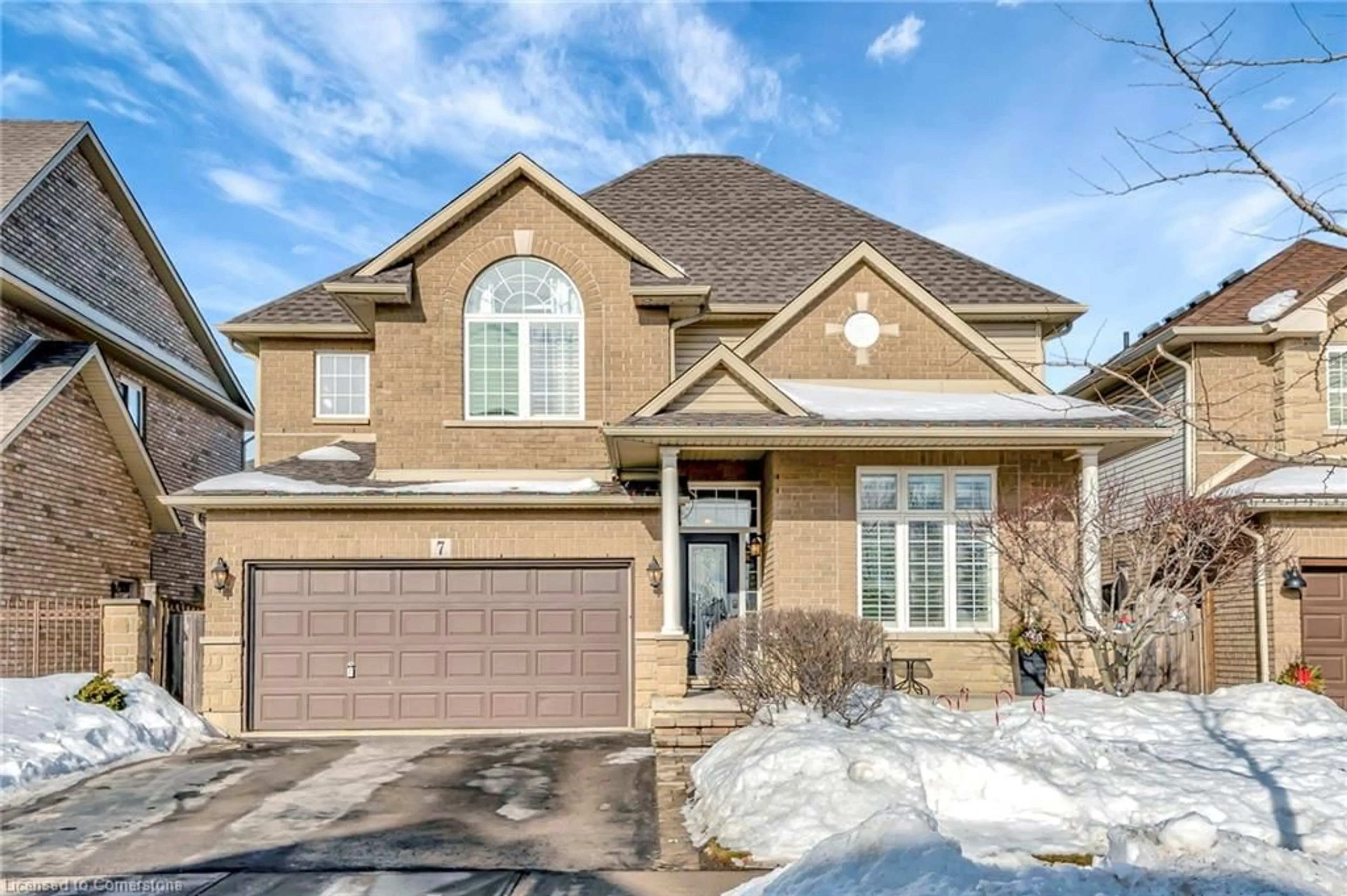 Home with brick exterior material, street for 7 Bocelli Cres, Hamilton Ontario L0R 1P0