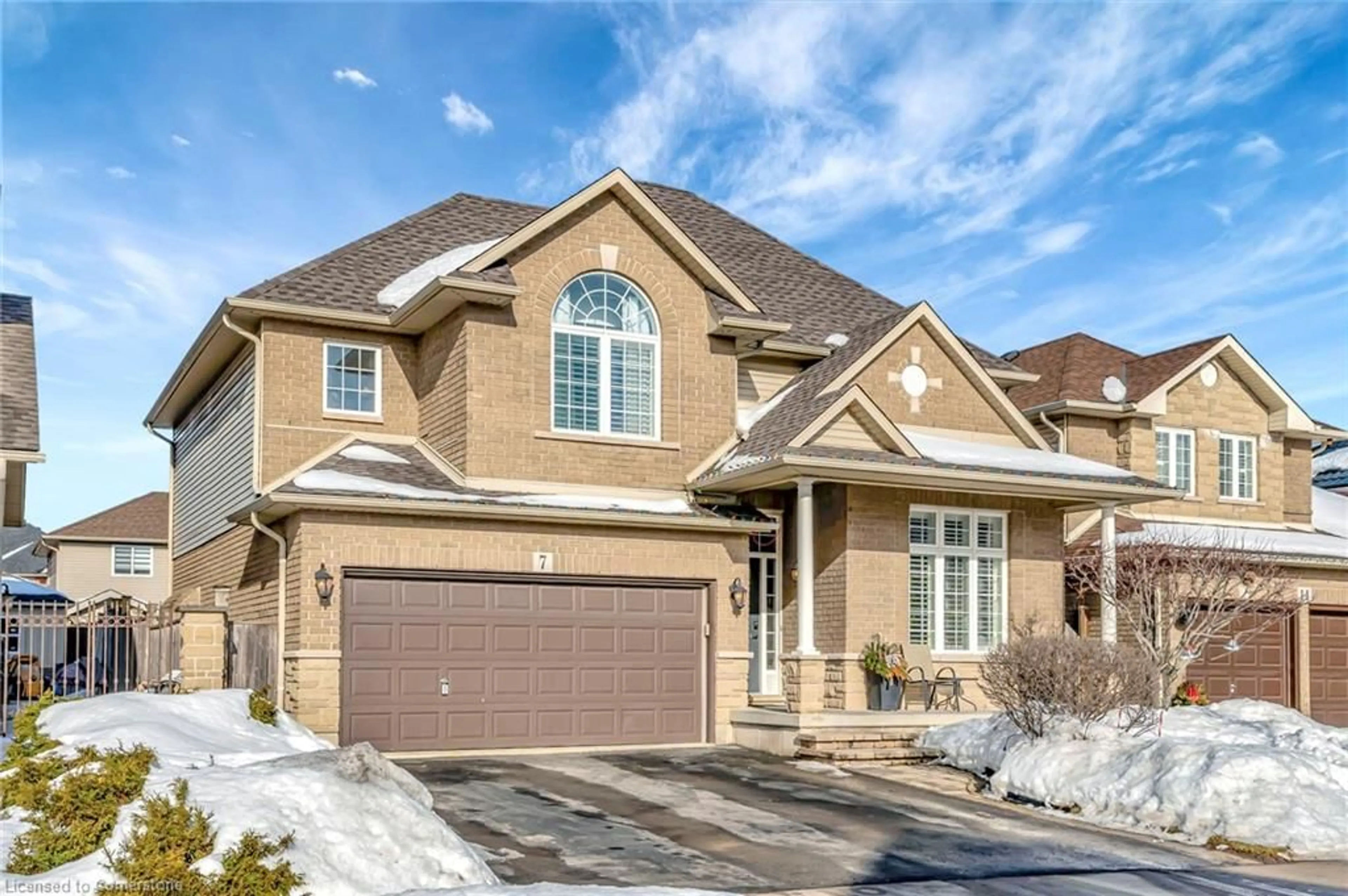 Home with brick exterior material, street for 7 Bocelli Cres, Hamilton Ontario L0R 1P0