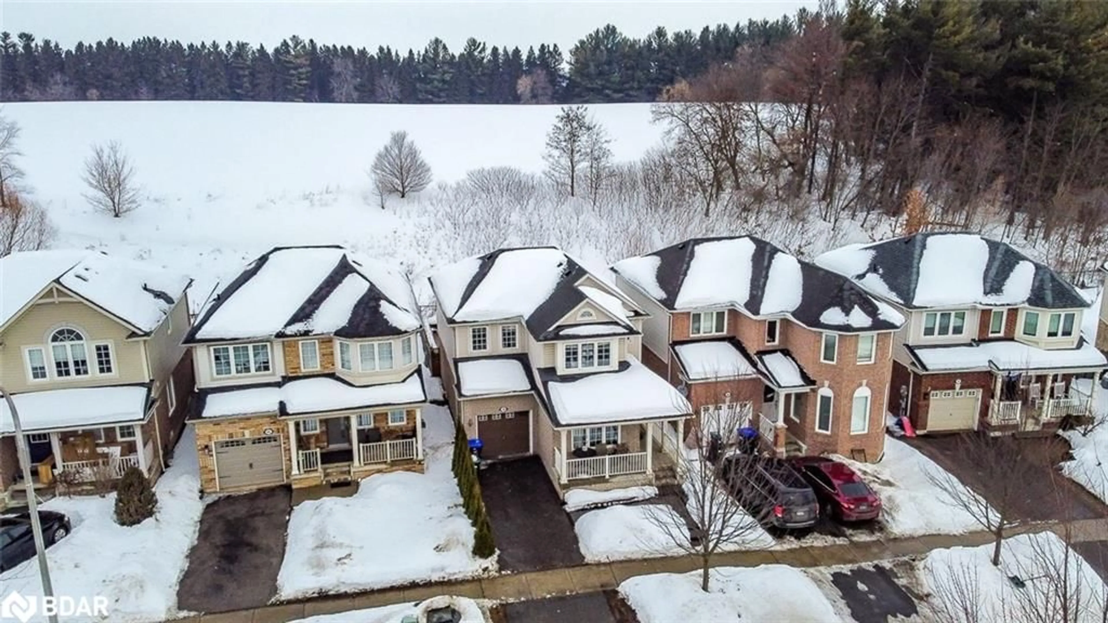 A pic from outside/outdoor area/front of a property/back of a property/a pic from drone, unknown for 38 Steele St, Alliston Ontario L9R 0E6