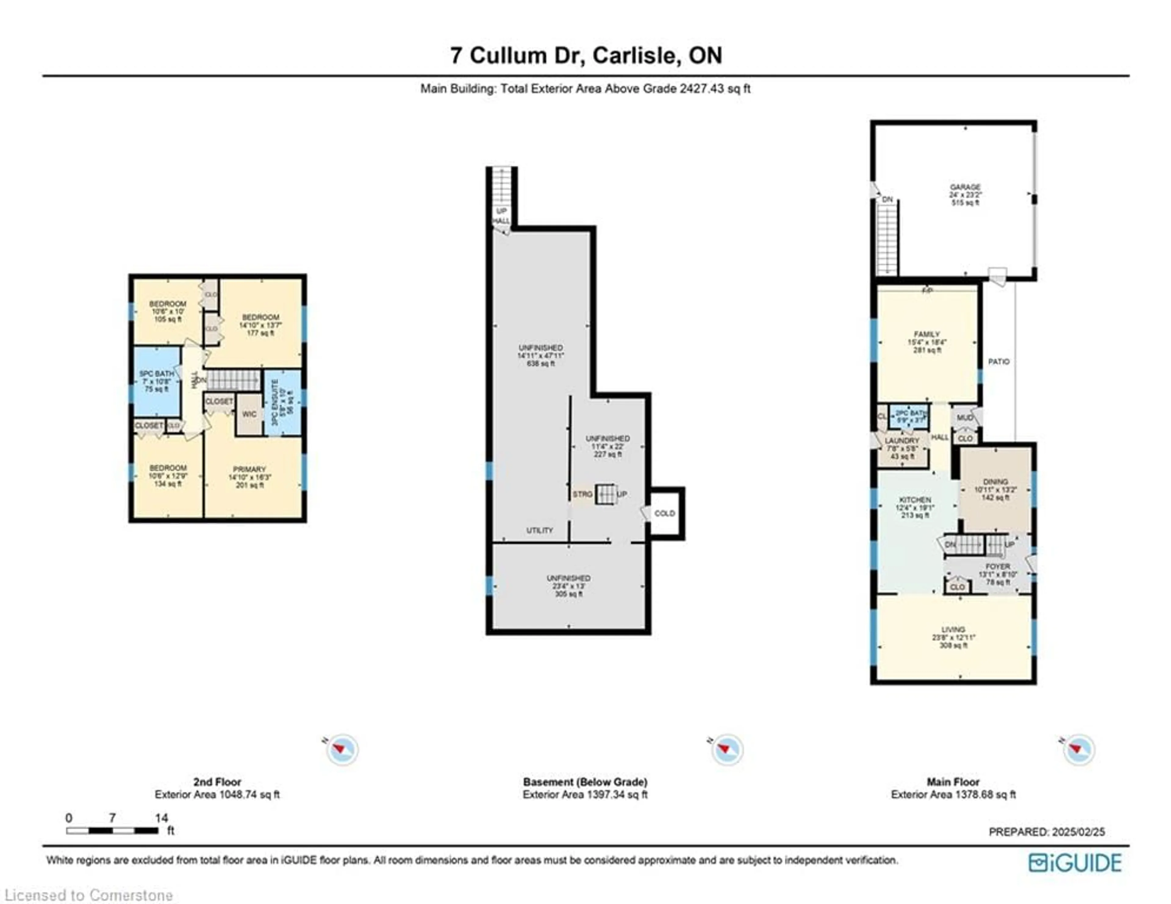 Floor plan for 7 Cullum Dr, Carlisle Ontario L0R 1H2