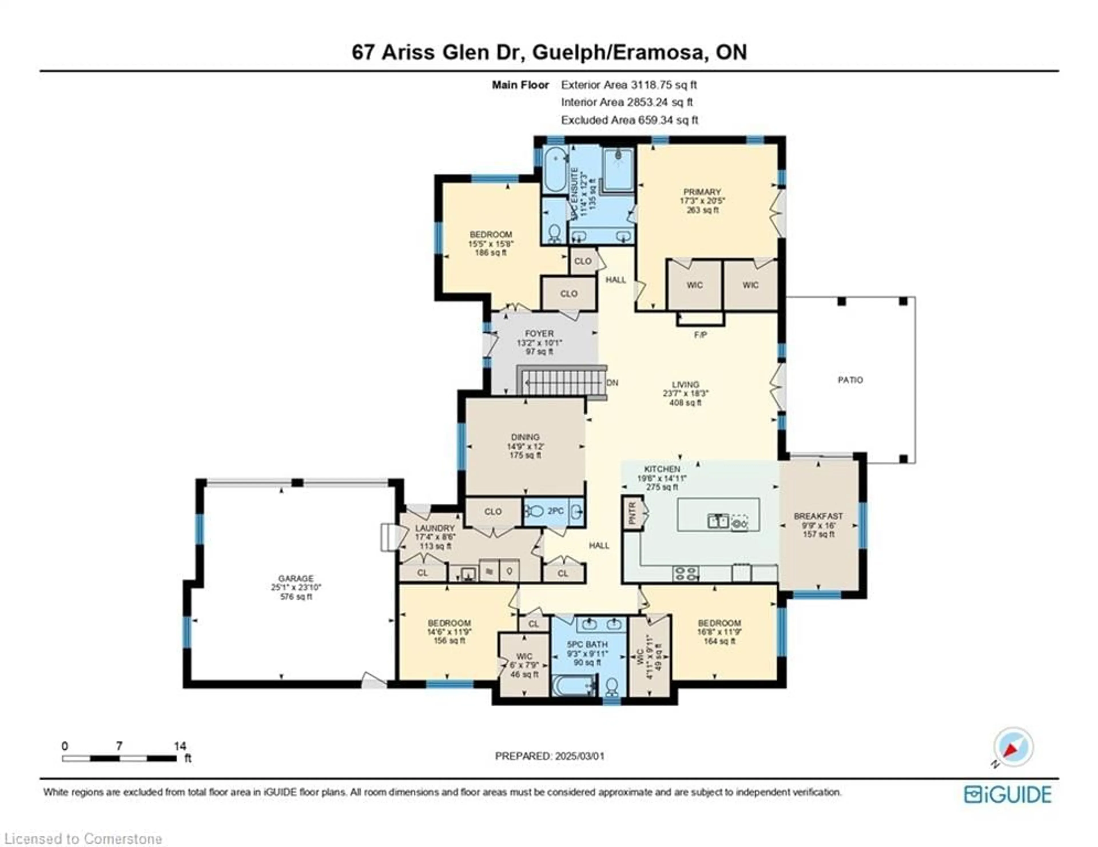 Floor plan for 67 Ariss Glen Dr, Ariss Ontario N0B 1B0