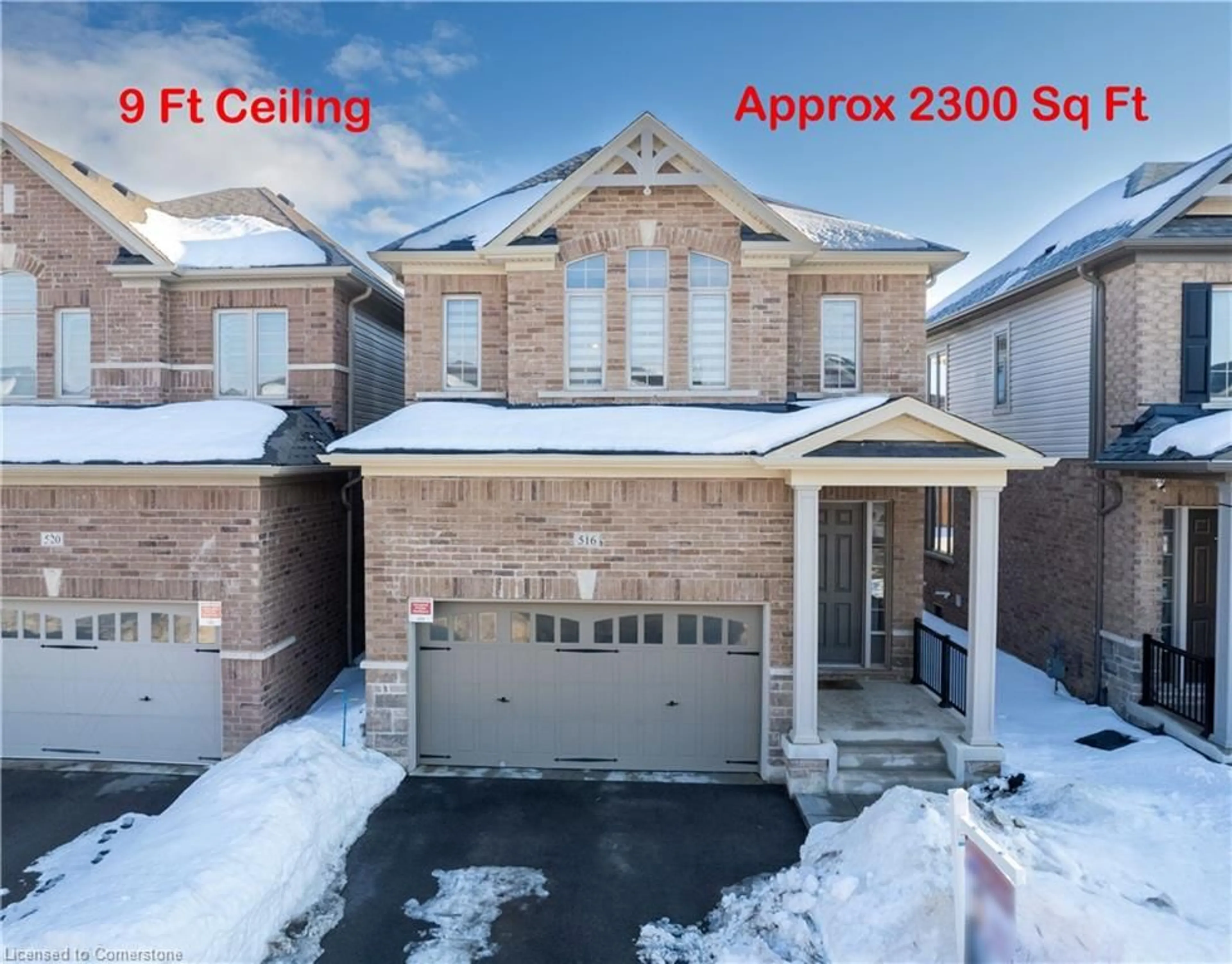 A pic from outside/outdoor area/front of a property/back of a property/a pic from drone, building for 516 Beckview Cres, Waterloo Ontario N2R 0R3