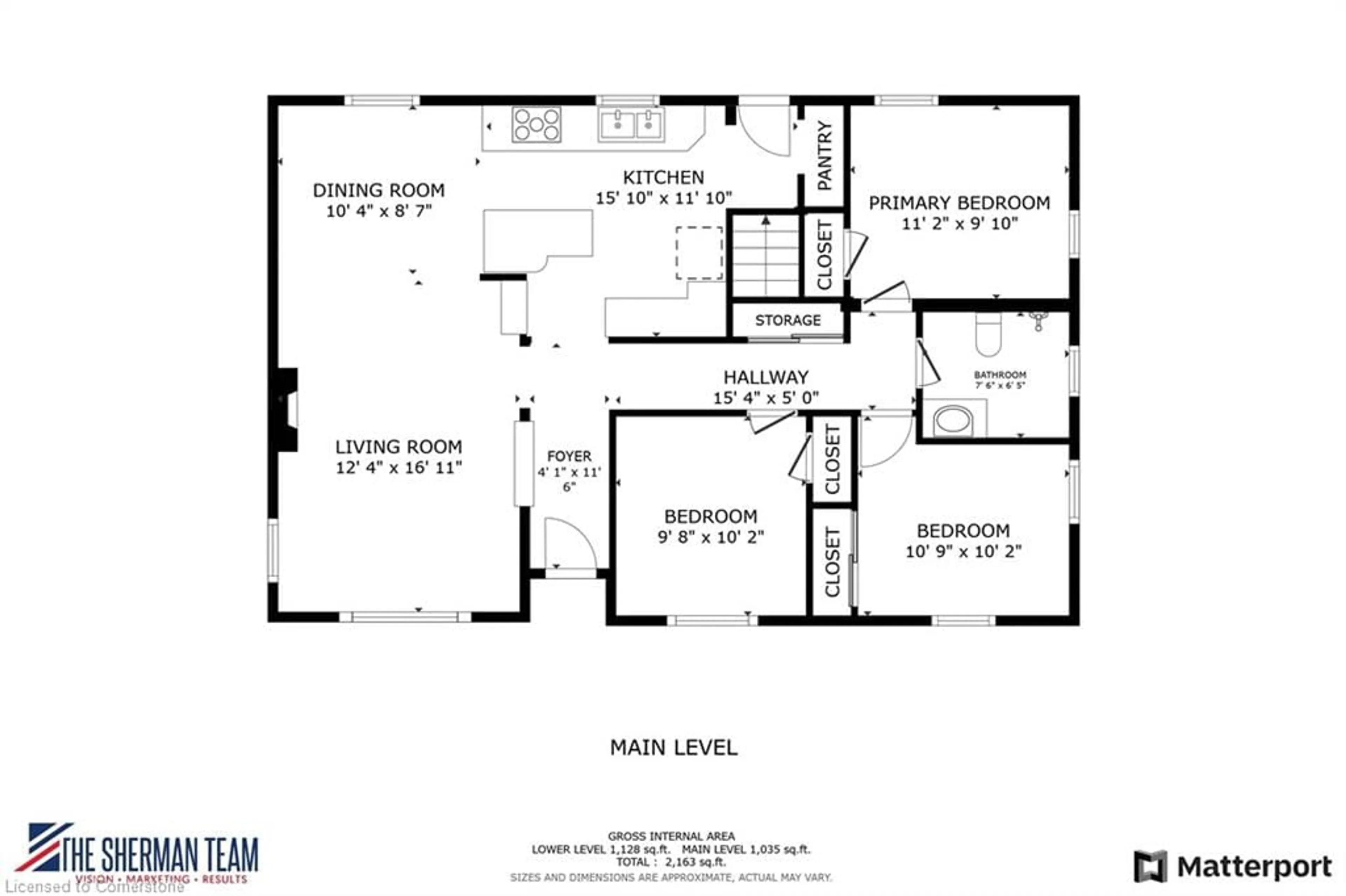 Floor plan for 173 Park Row, Woodstock Ontario N4S 1V9