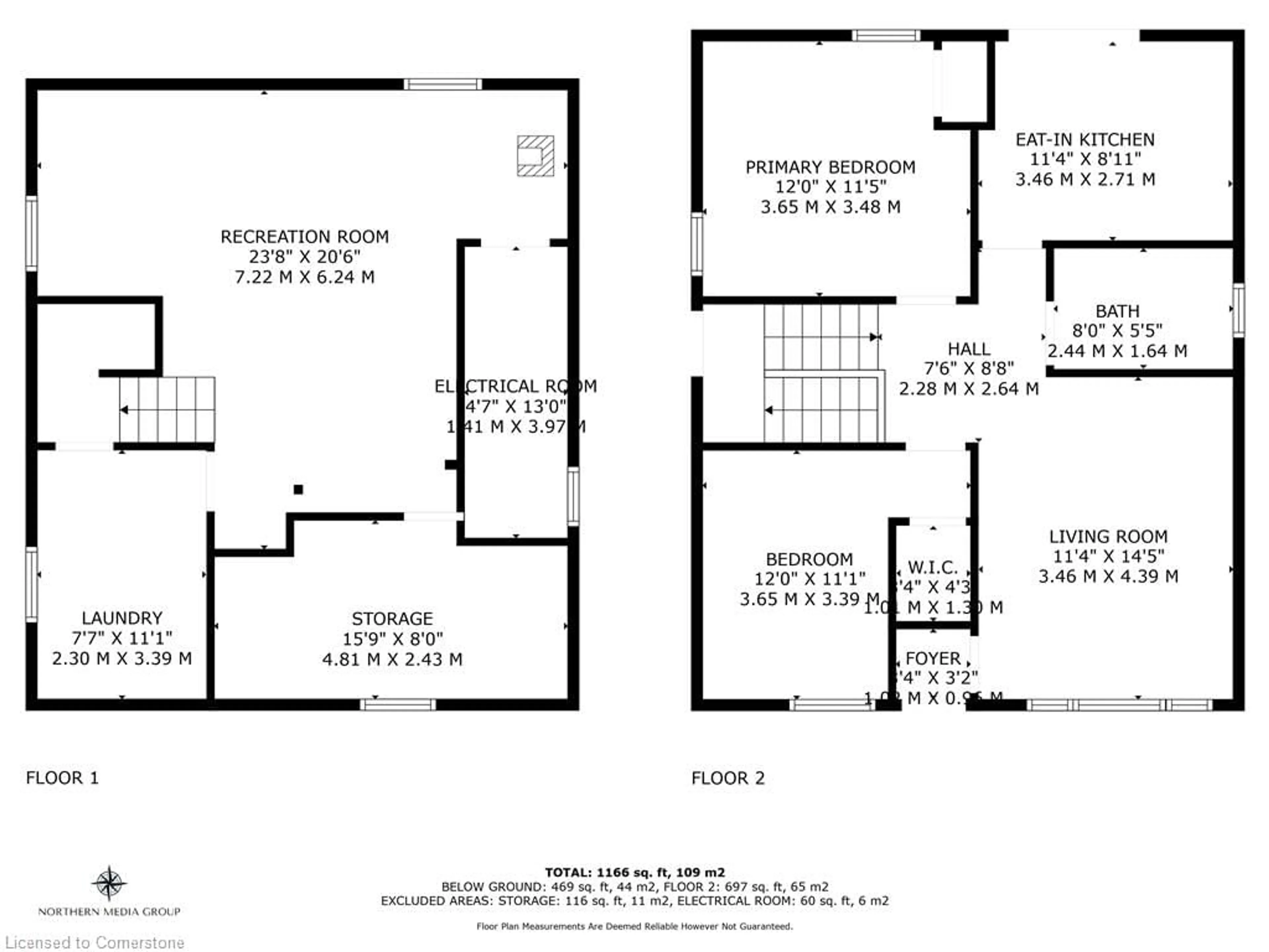 Floor plan for 242 East 27th St, Hamilton Ontario L8V 3G4