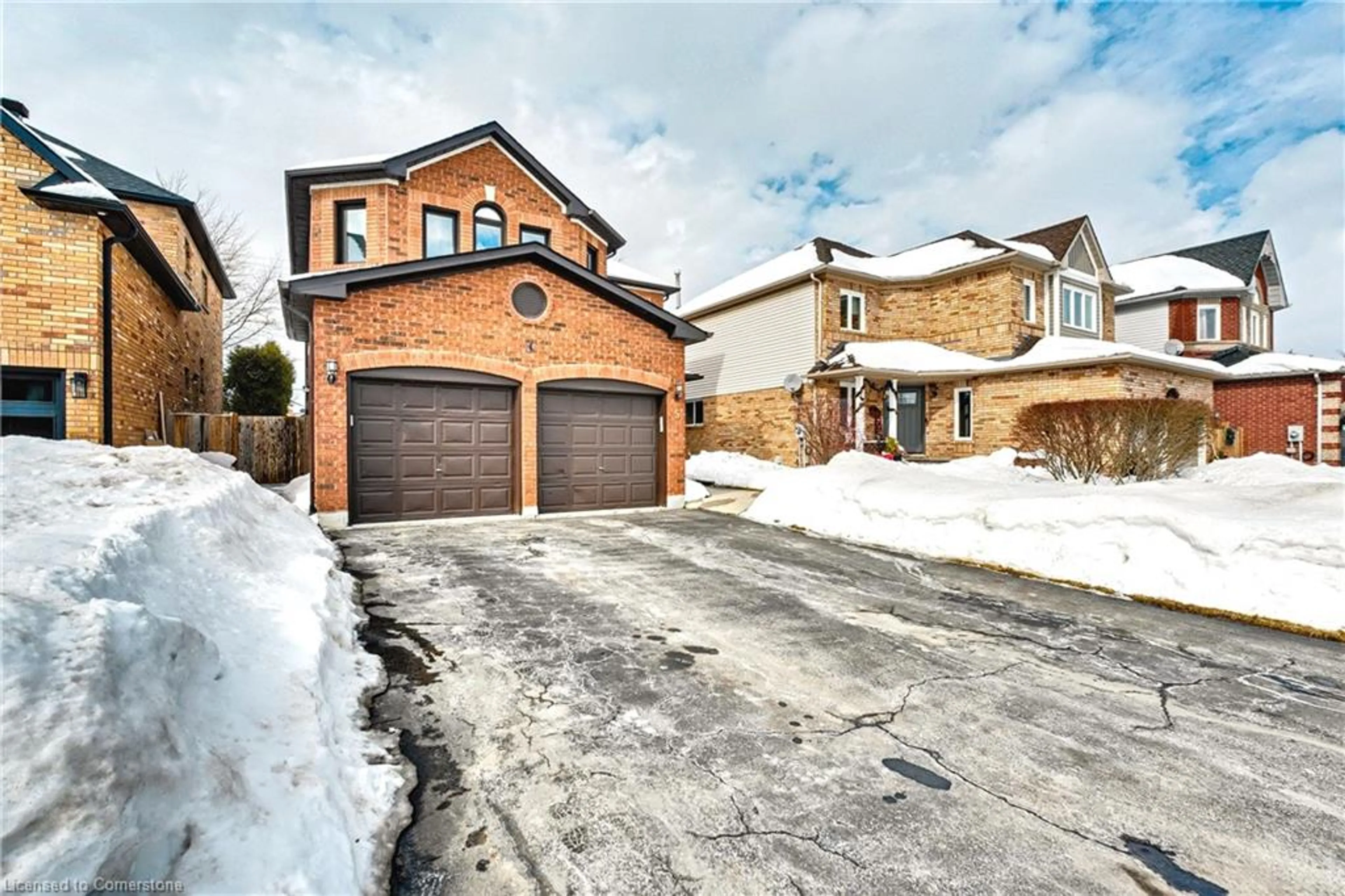 Home with brick exterior material, street for 5 Chatsworth Cres, Waterdown Ontario L8B 0N6