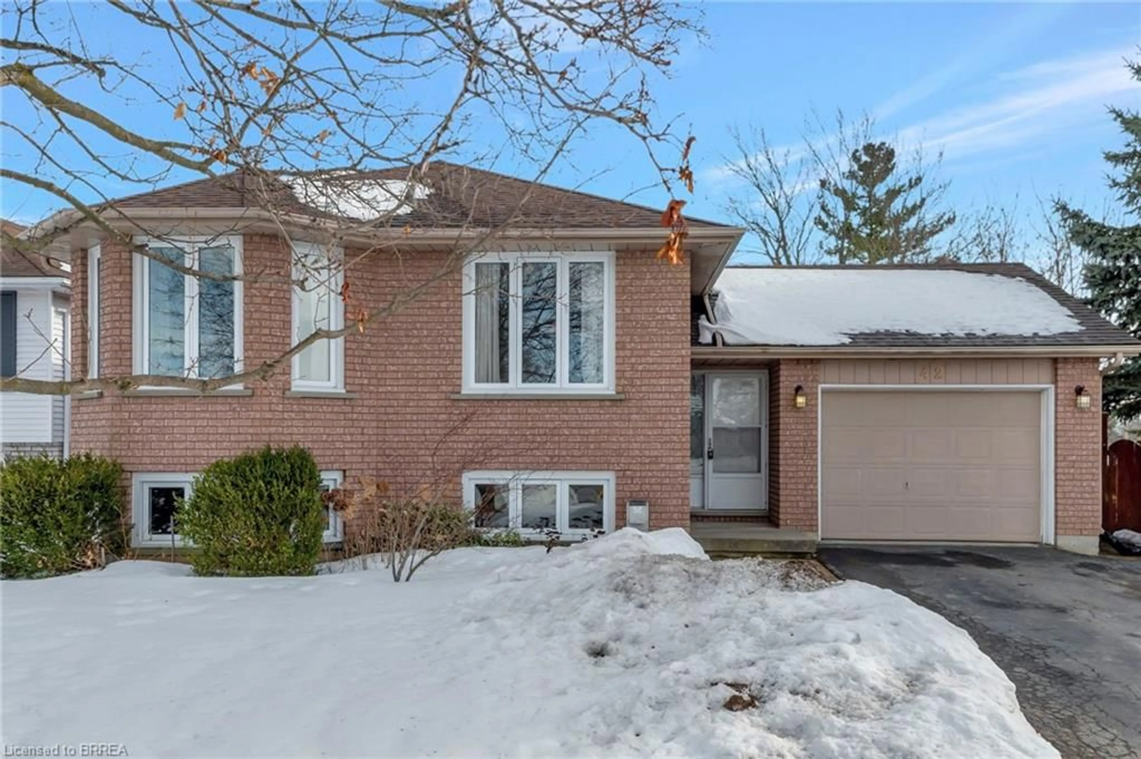 Home with brick exterior material, street for 42 Windsor Dr, St. George Ontario N0E 1N0