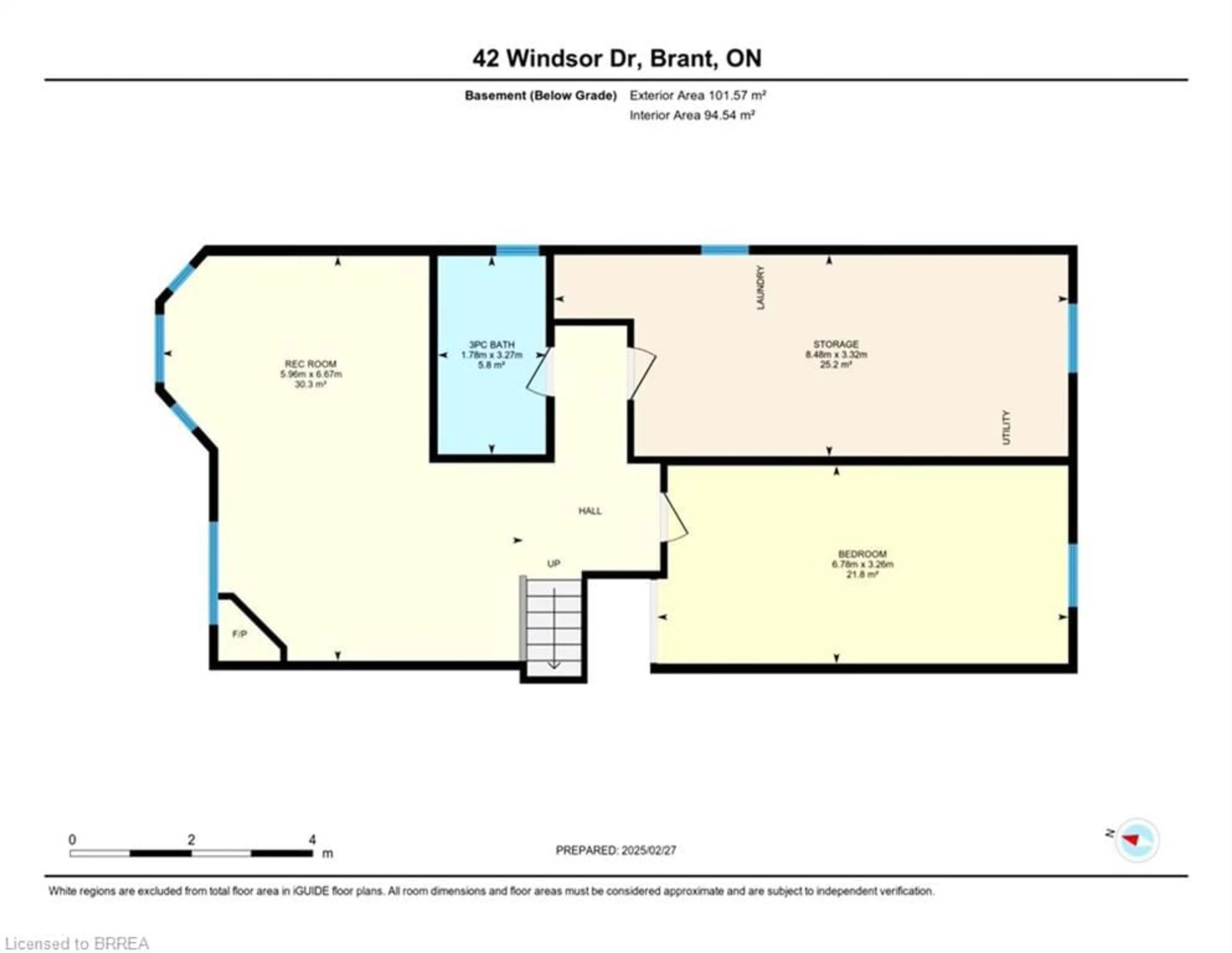 Floor plan for 42 Windsor Dr, St. George Ontario N0E 1N0