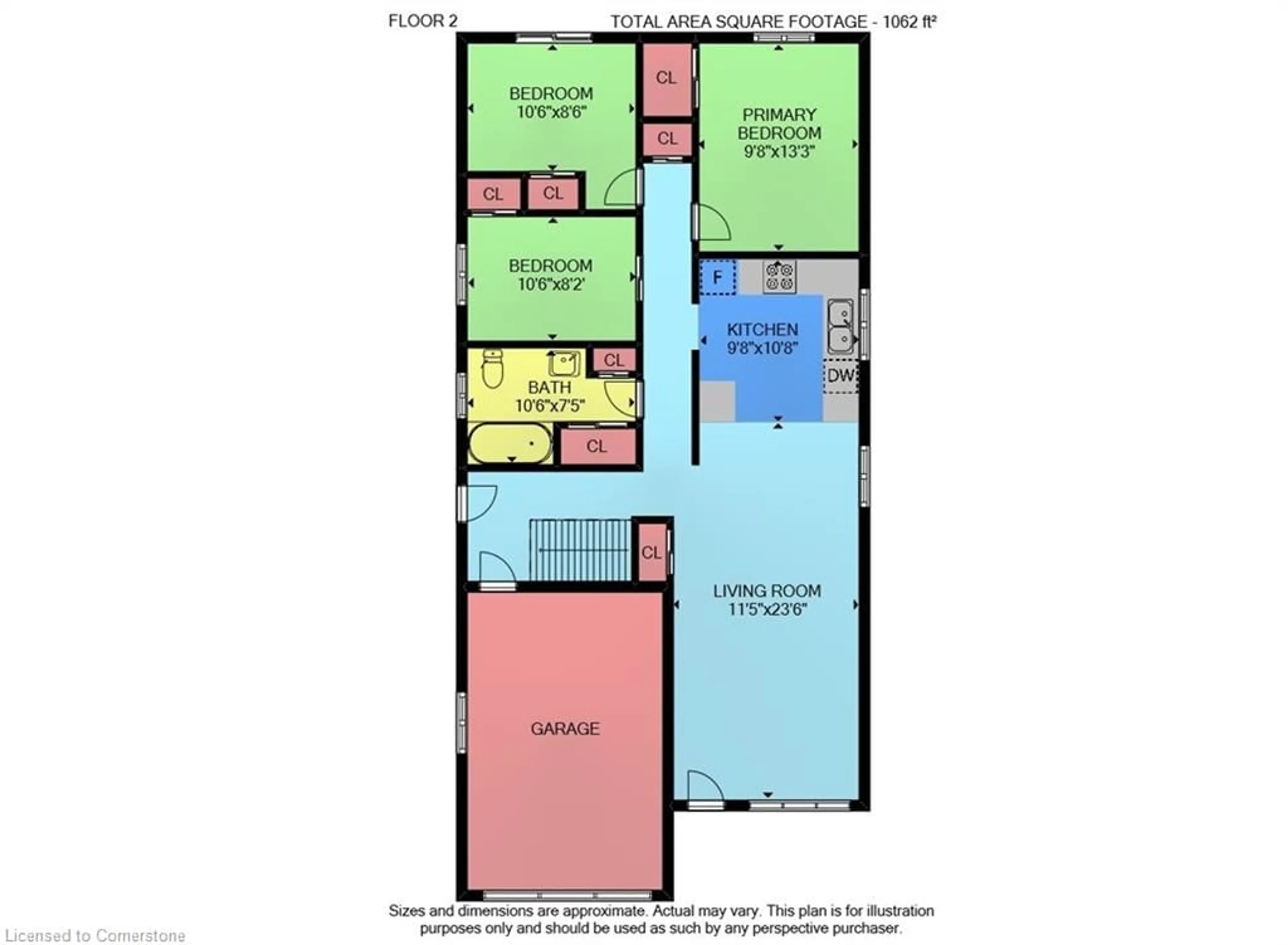 Floor plan for 145 Cross St, Dunnville Ontario N1A 1B7