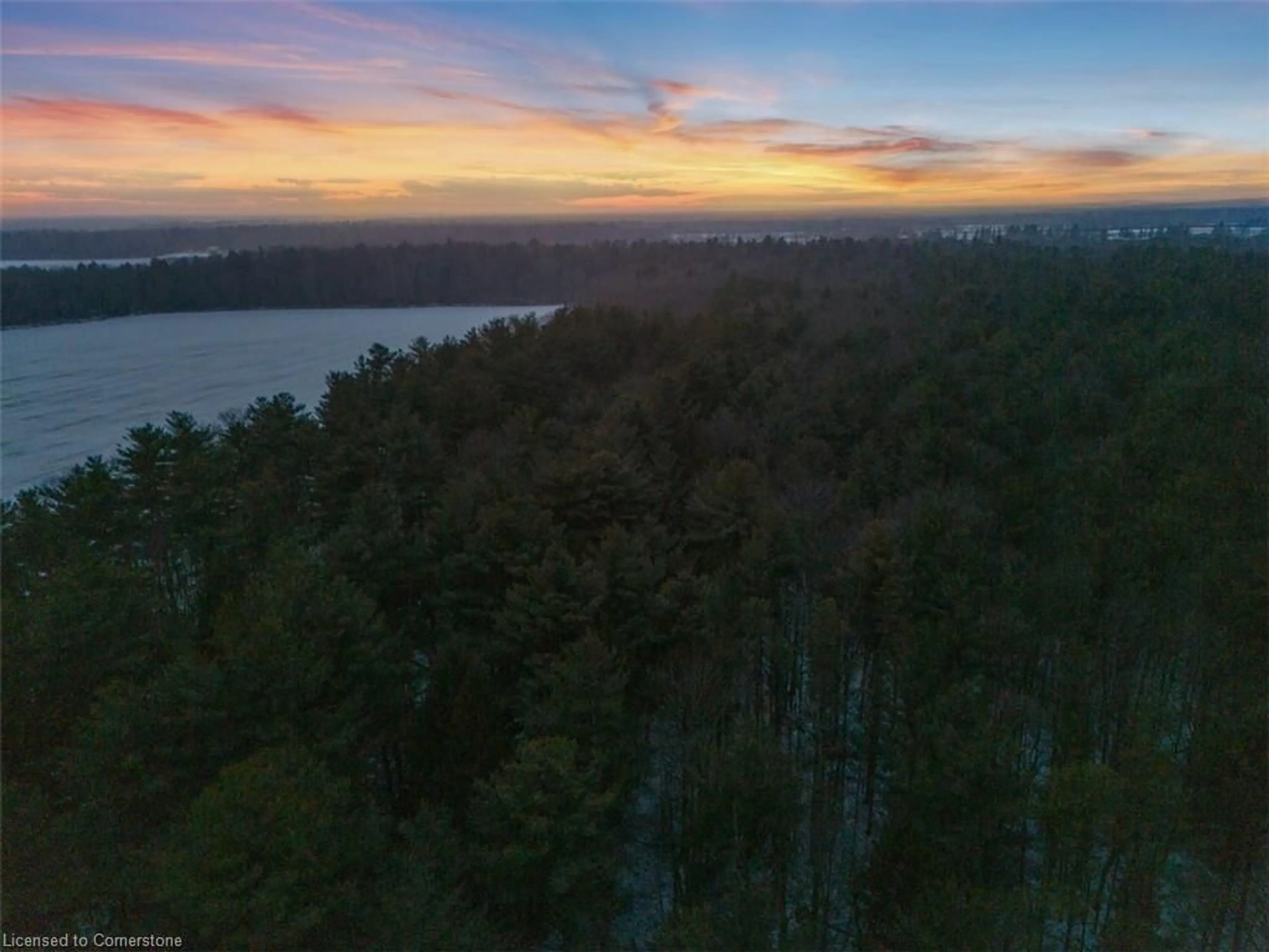 A pic from outside/outdoor area/front of a property/back of a property/a pic from drone, forest/trees view for 1293 North Rd, Langton Ontario N0E 1G0