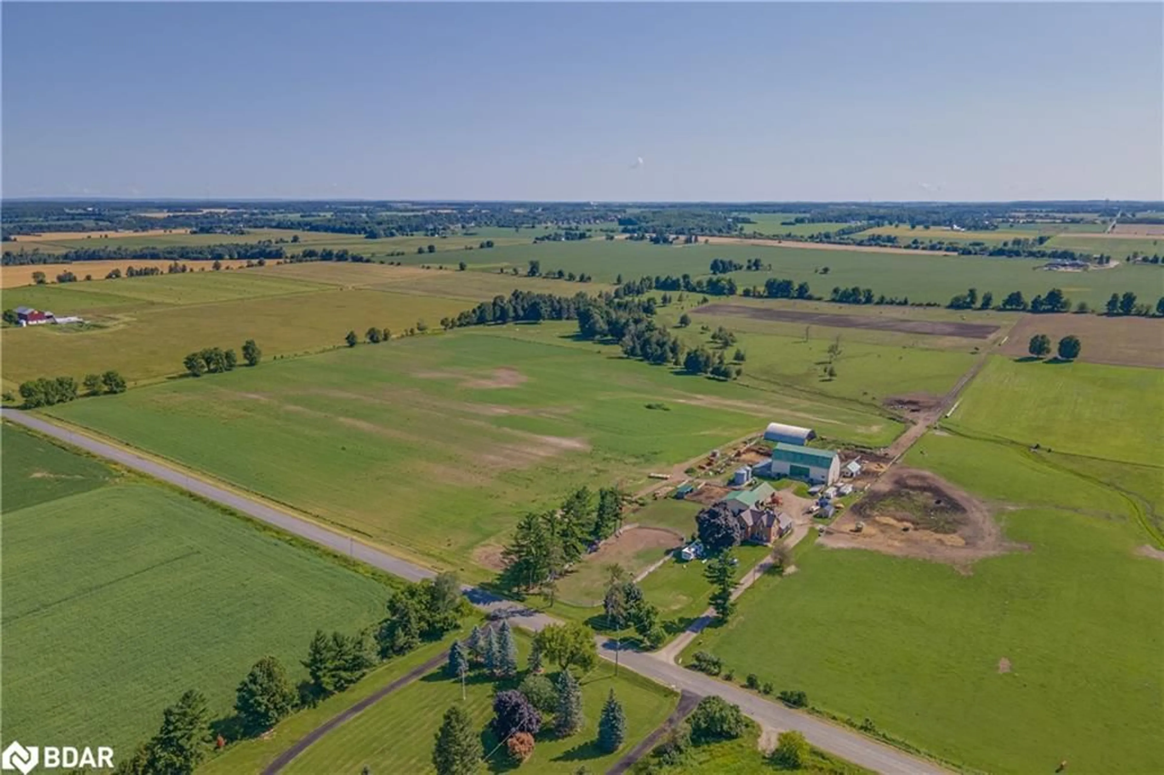 A pic from outside/outdoor area/front of a property/back of a property/a pic from drone, unknown for 6409 10th Line, Essa Ontario L0L 2N0