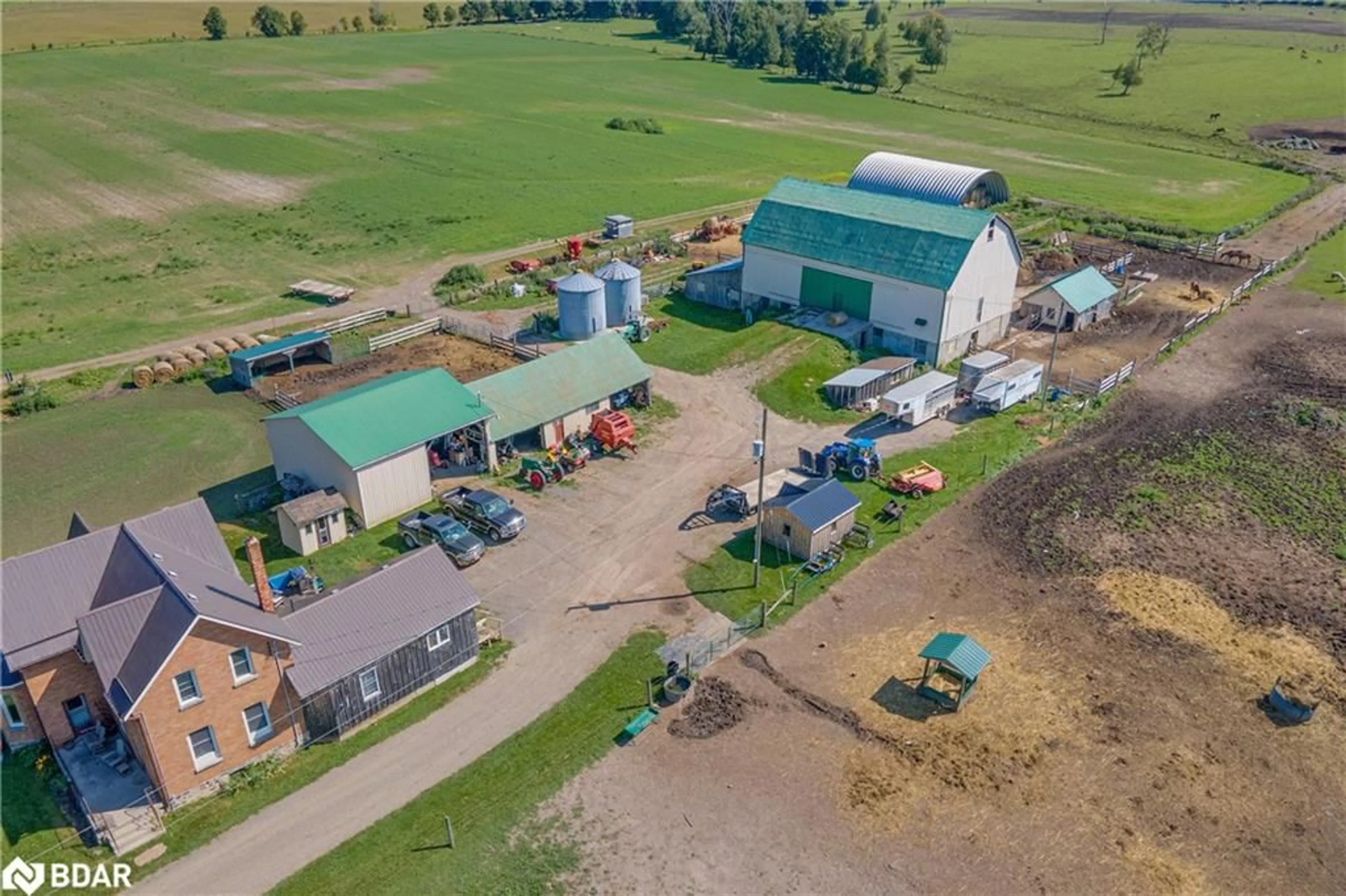 A pic from outside/outdoor area/front of a property/back of a property/a pic from drone, building for 6409 10th Line, Essa Ontario L0L 2N0